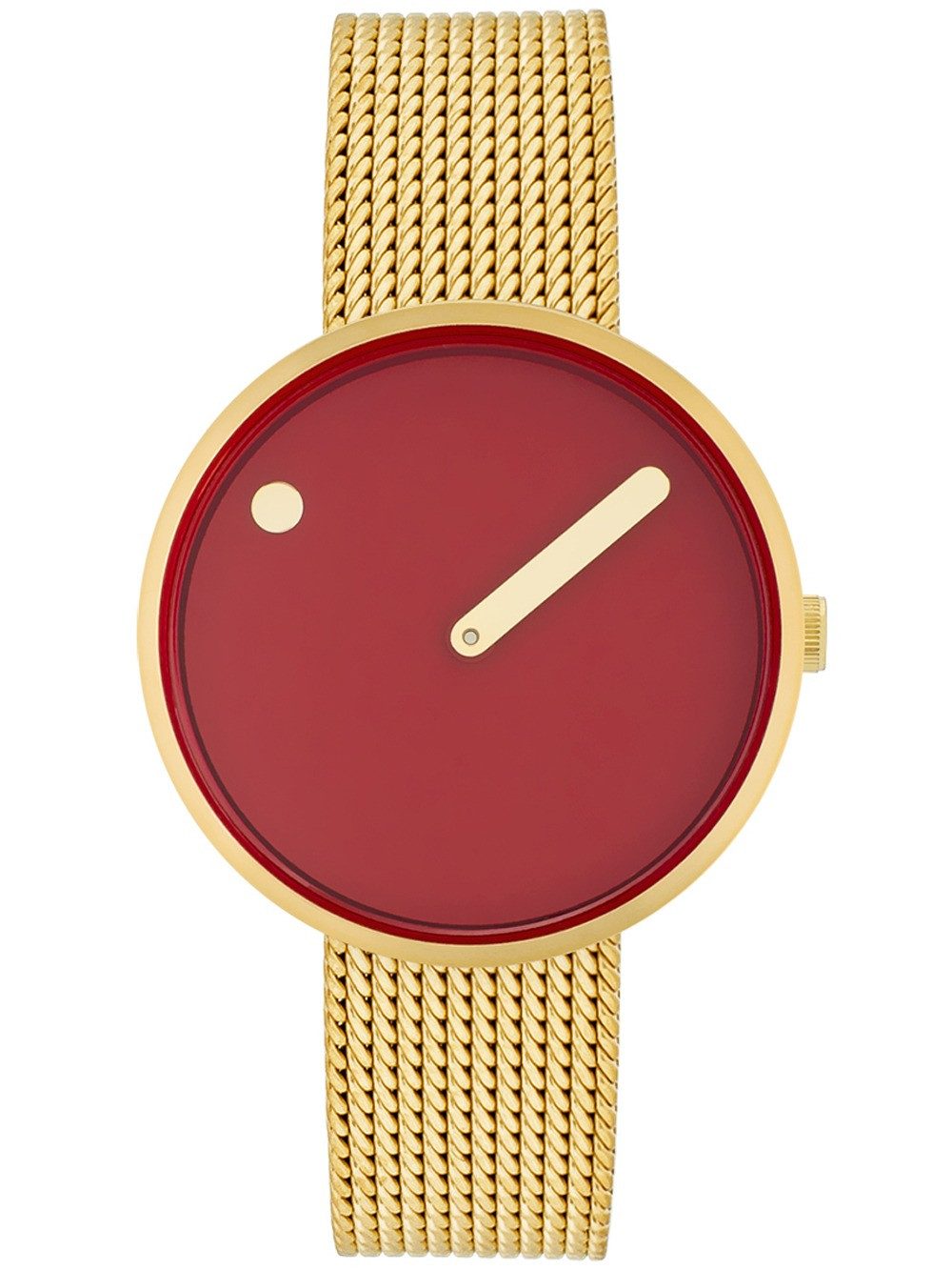 PICTO Quarzuhr Picto 34097-0914G Cinnamon Red Unisex 34mm 5ATM Picto 34097-0914G Cinnamon Red Unisex 34mm 5ATM