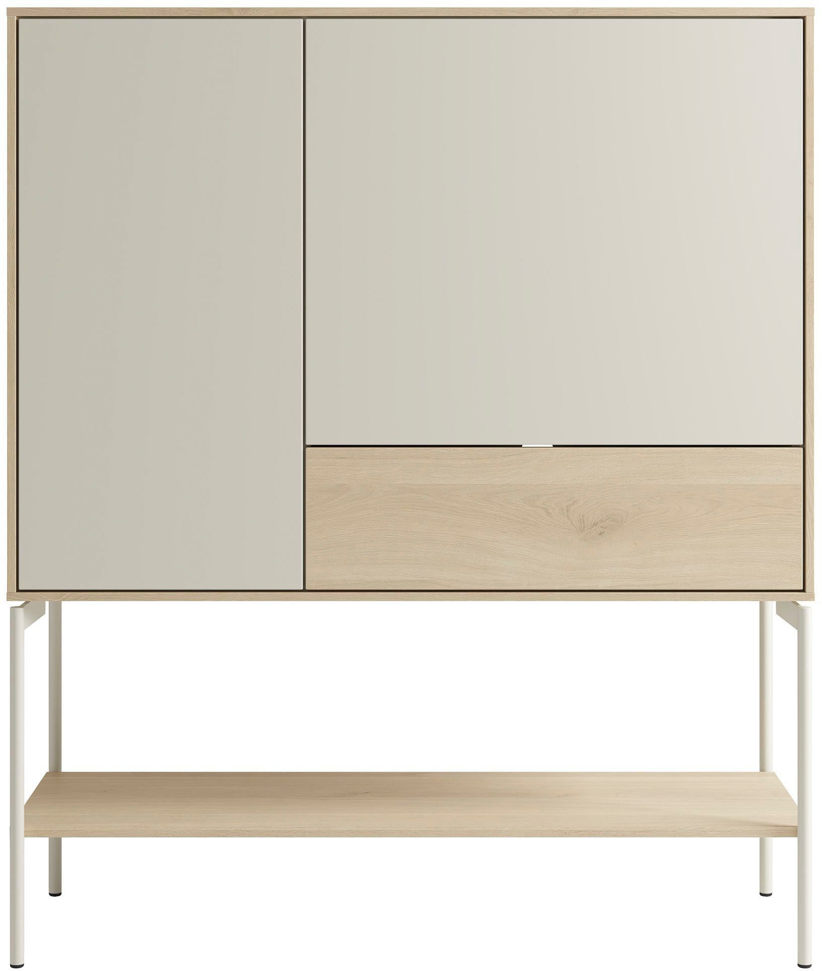 SCHÖNER WOHNEN-Kollektion Highboard LABOE (1 St), ideal auch als Home Office Sekretär oder Bar, push to open