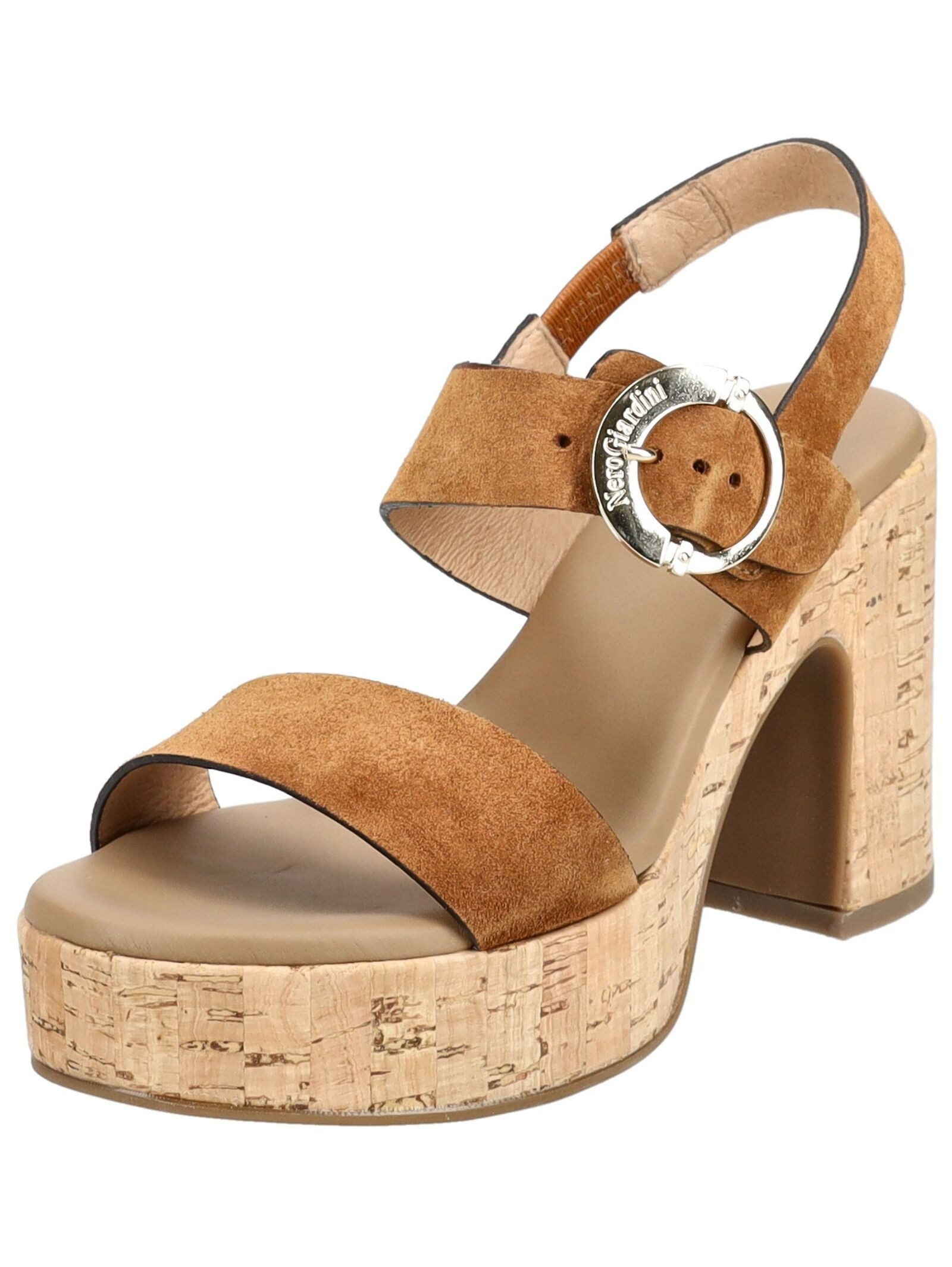 Nero Giardini Nero Giardini Sandalen Veloursleder High-Heel-Sandalette