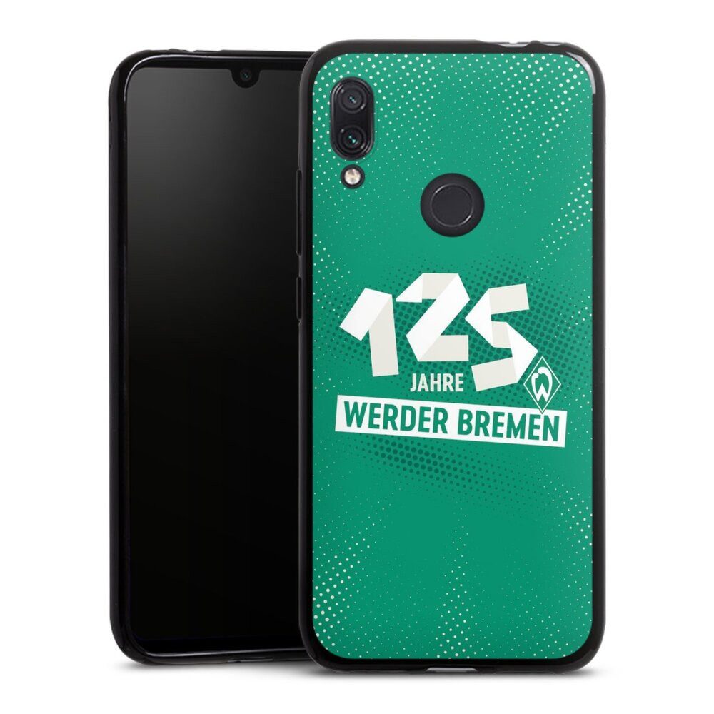 DeinDesign Handyhülle 125 Jahre Werder Bremen Offizielles Lizenzprodukt, Xiaomi Redmi Note 7 Silikon Hülle Bumper Case Handy Schutzhülle