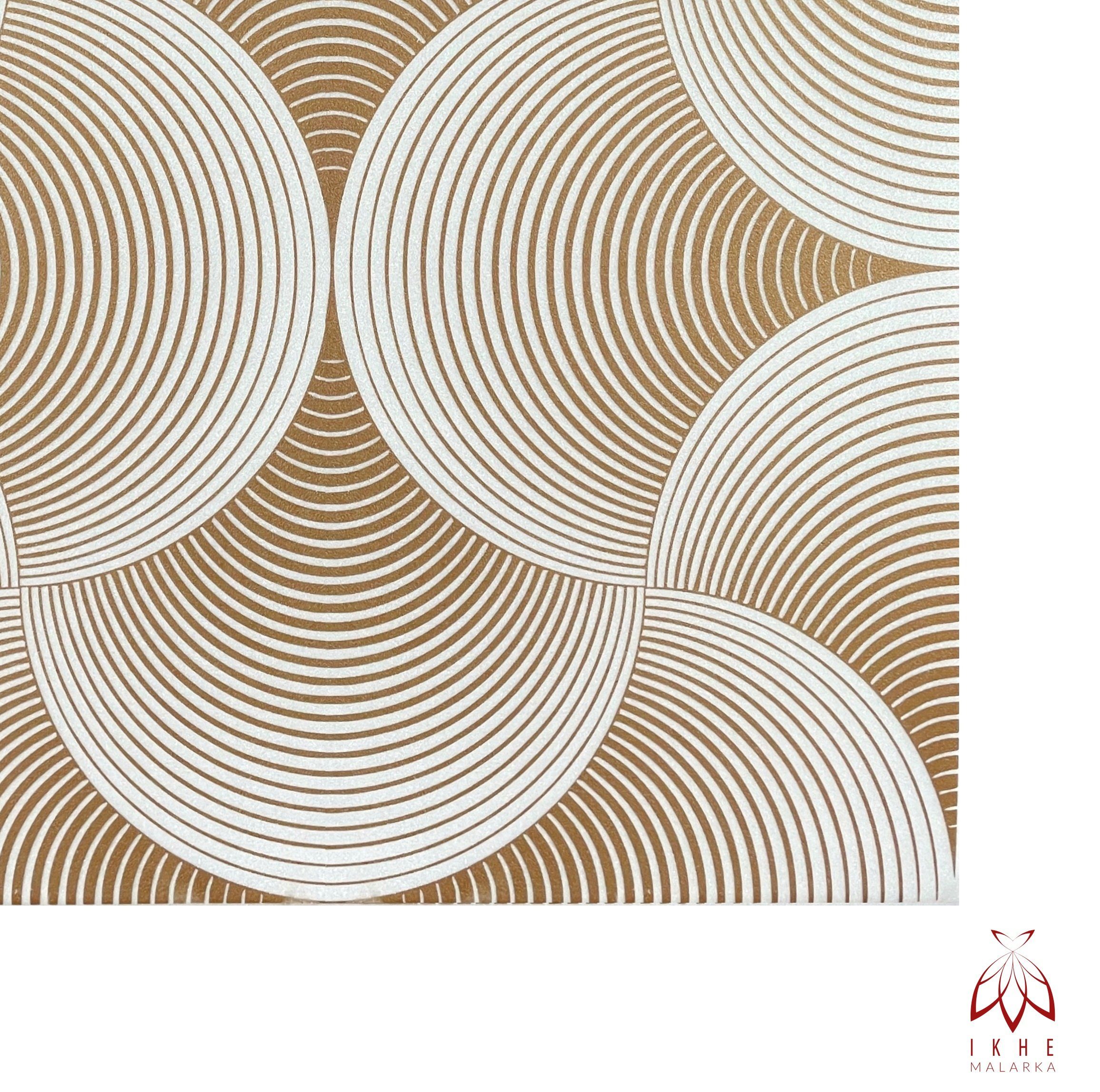 IKHEMalarka 3D Wandpaneel aus Polystyrol Styropor XPS, BxL: 50,00x50,00 cm, 0,25 qm, Paneelen für Wand & Decken 50x50cm
