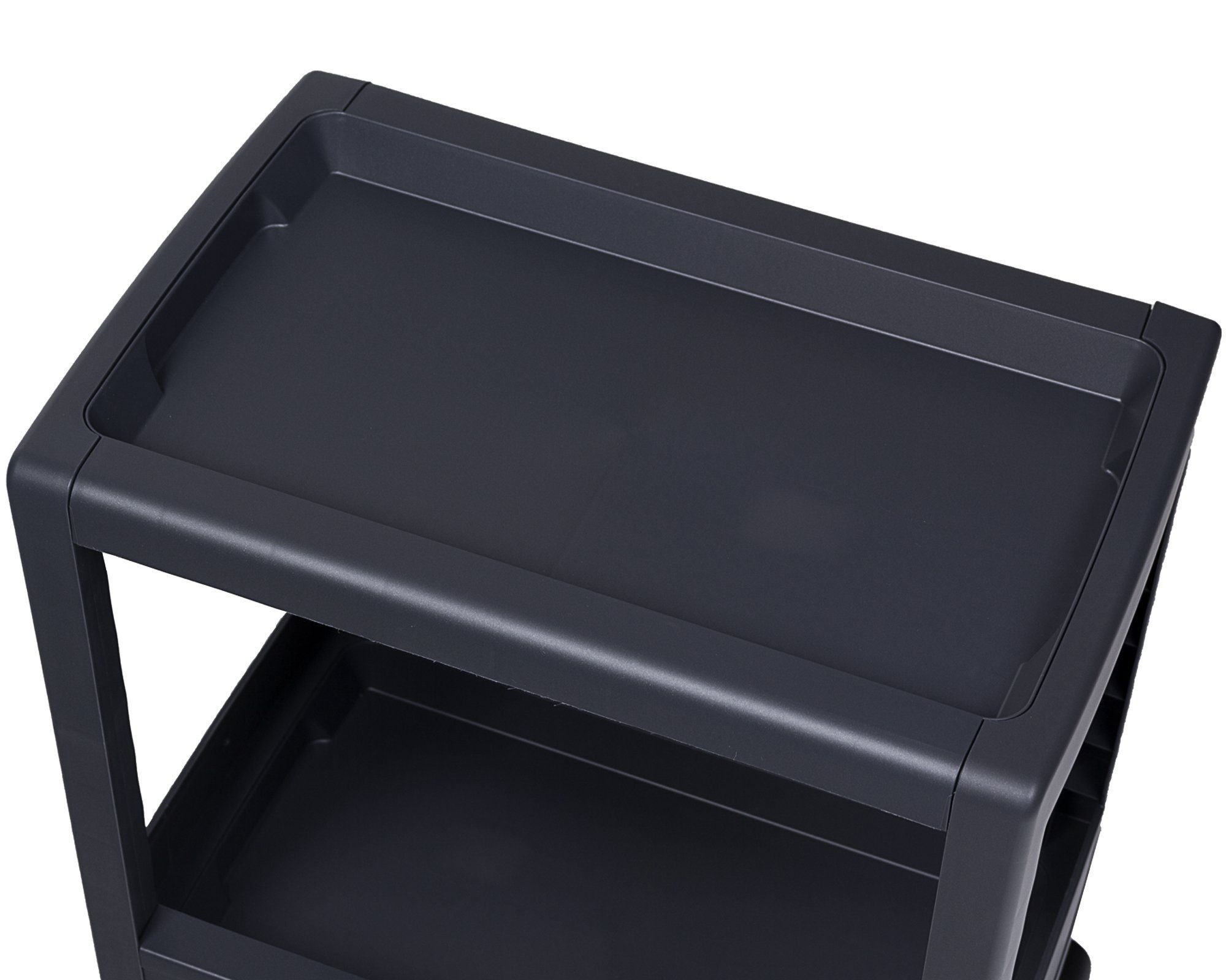 ONDIS24 Servierwagen Küchenwagen Mobilo, Servierwagen 2 Ablagen, Rollwagen 4 Räder, Küchentrolley Rollen Haushaltswagen Küchenschrank