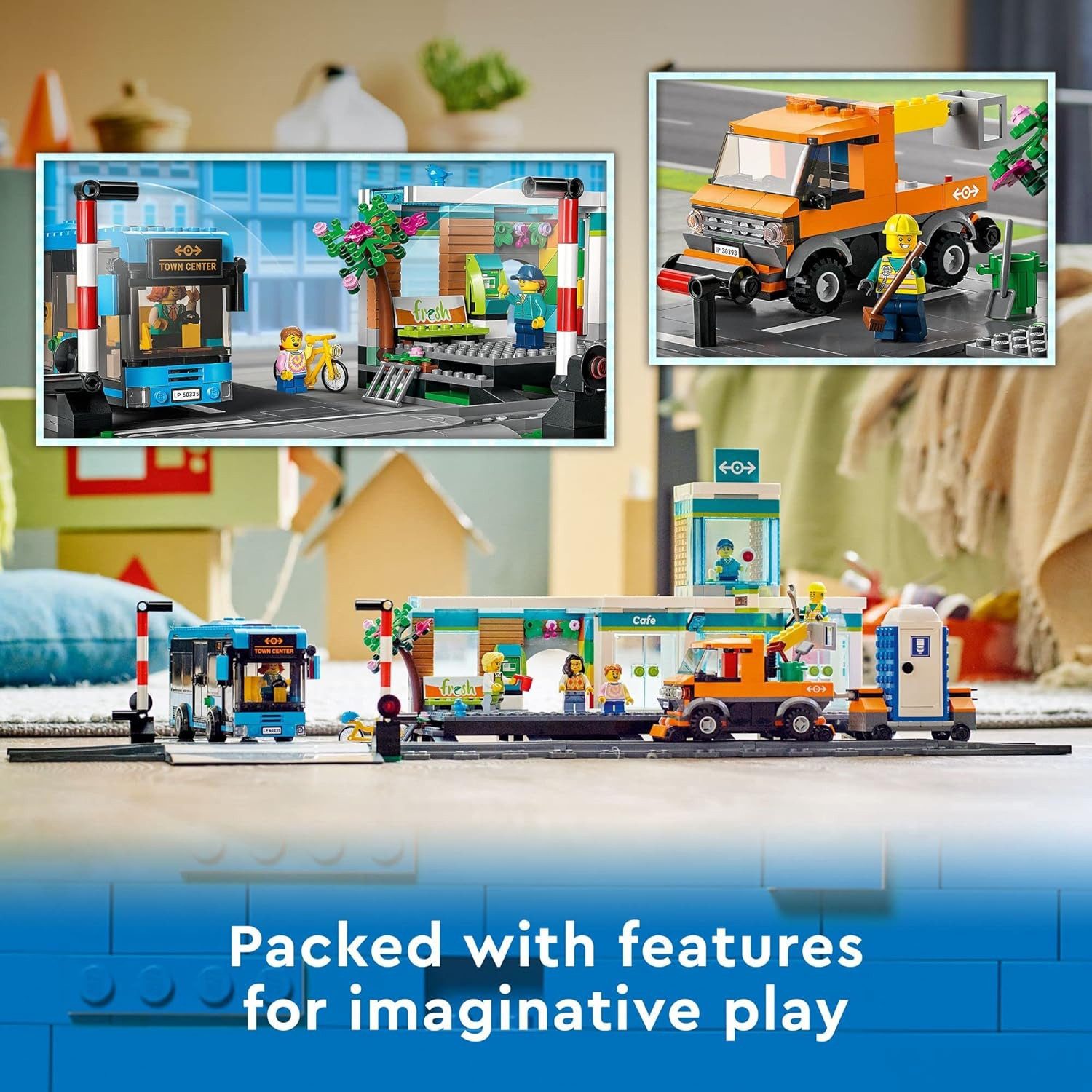 LEGO® City Bahnhof (60335) Spielbausteine, (907 St)