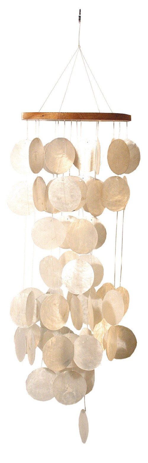 Saraswati Hängedekoration Muschelmobile natur 15x60cm