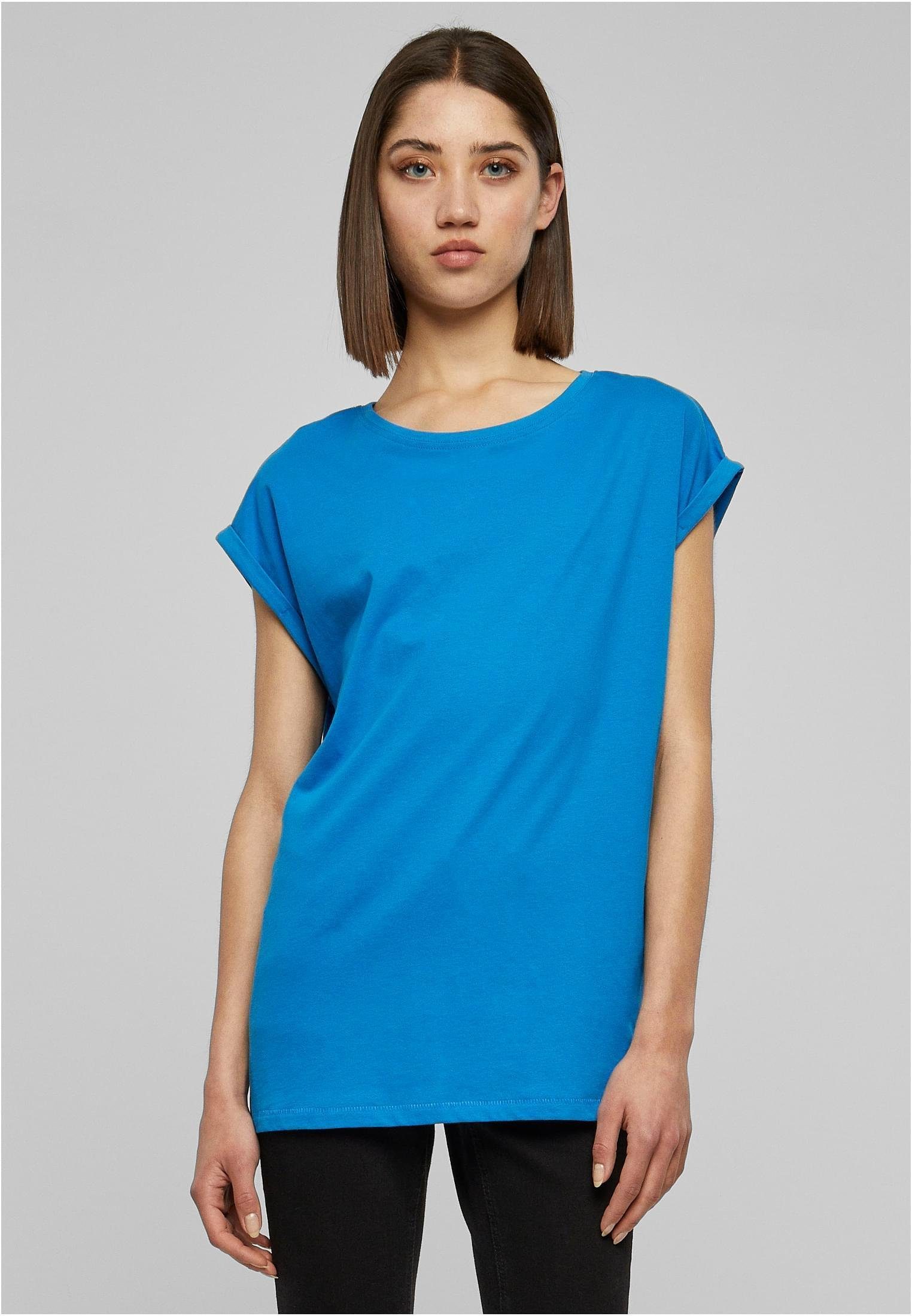 URBAN CLASSICS Rundhalsshirt Ladies Extended Shoulder Tee Damen T-Shirt