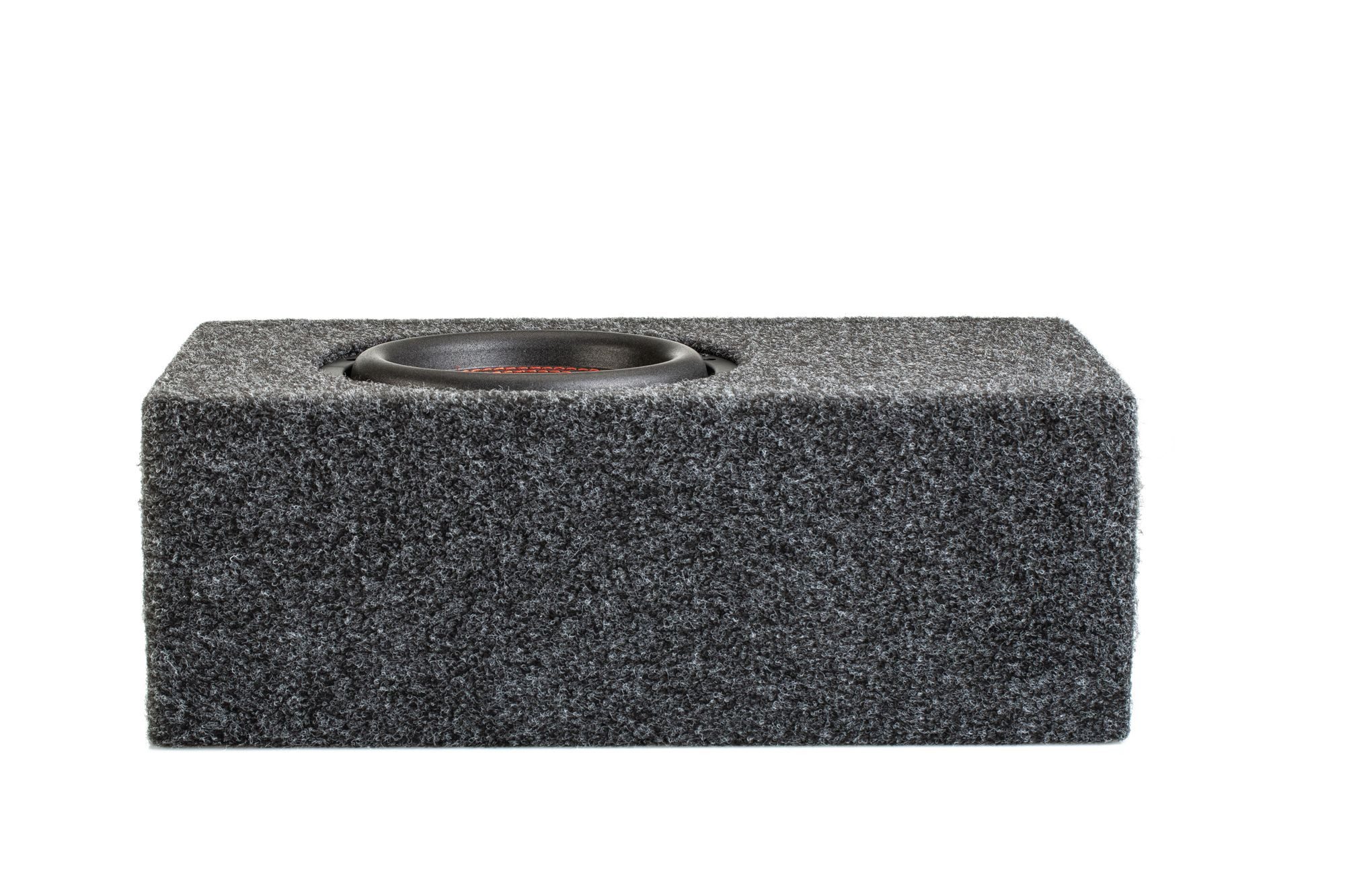 Gladen RSX08 SLIM-VB-CU-AV 20cm Bassreflex Downfire Aktiv-Subwoofer Auto-Subwoofer (200 W, max.: W cm)