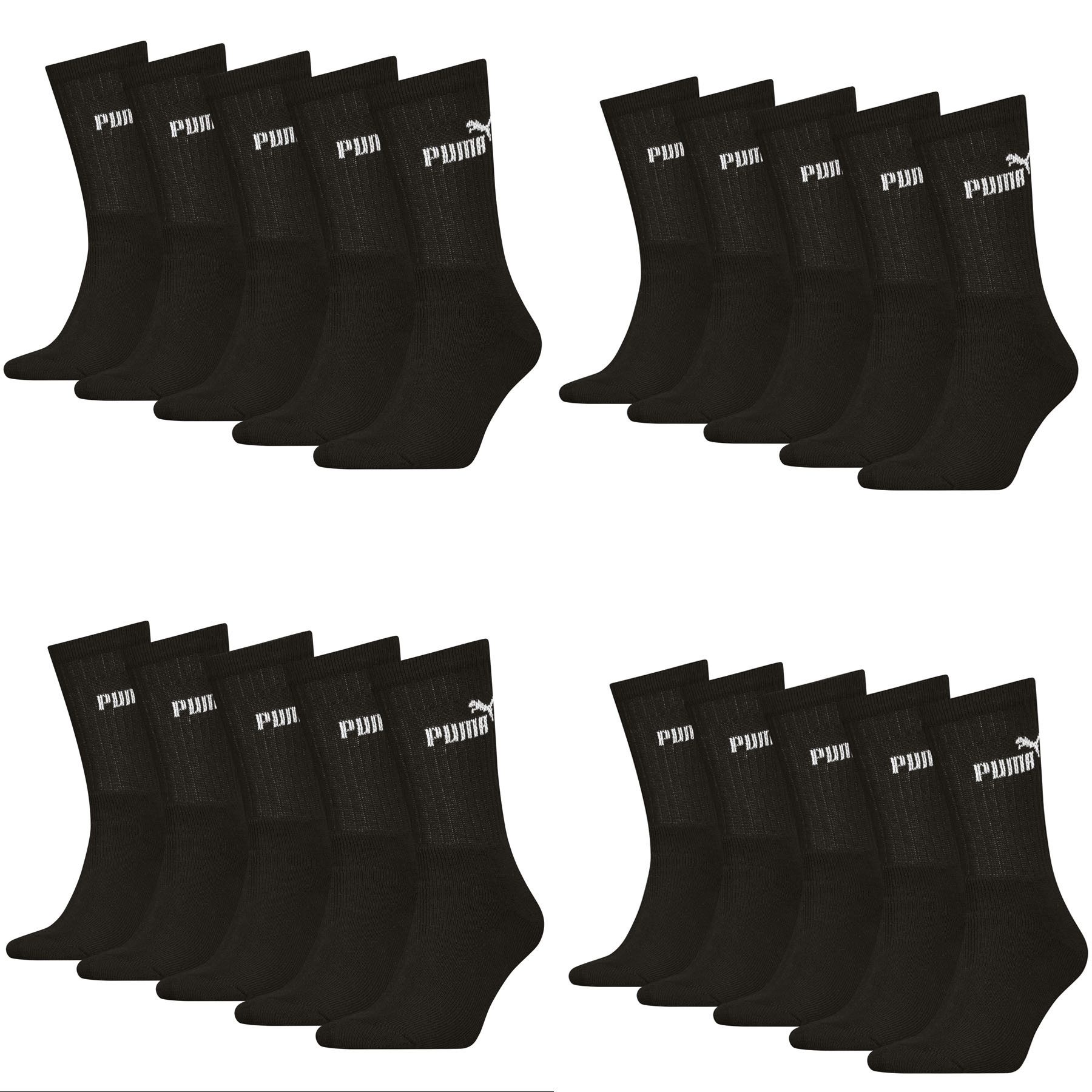 PUMA Sportsocken Herren Elements Crew Sock (20-Paar) günstig online kaufen