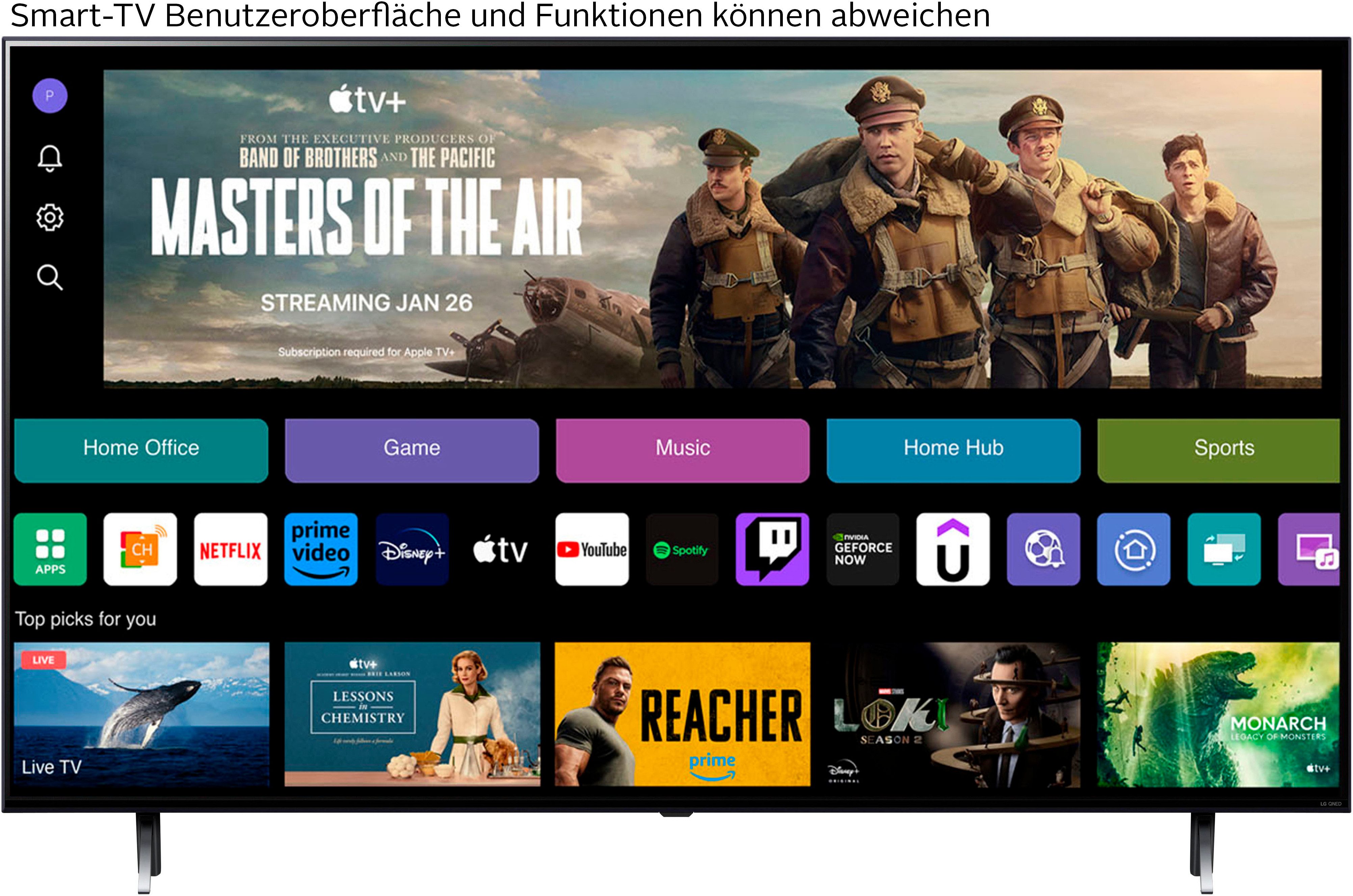 LG 55QNED776RB QNED-Fernseher (139 cm/55 Zoll, schwarz ! RABATT: 46.7%