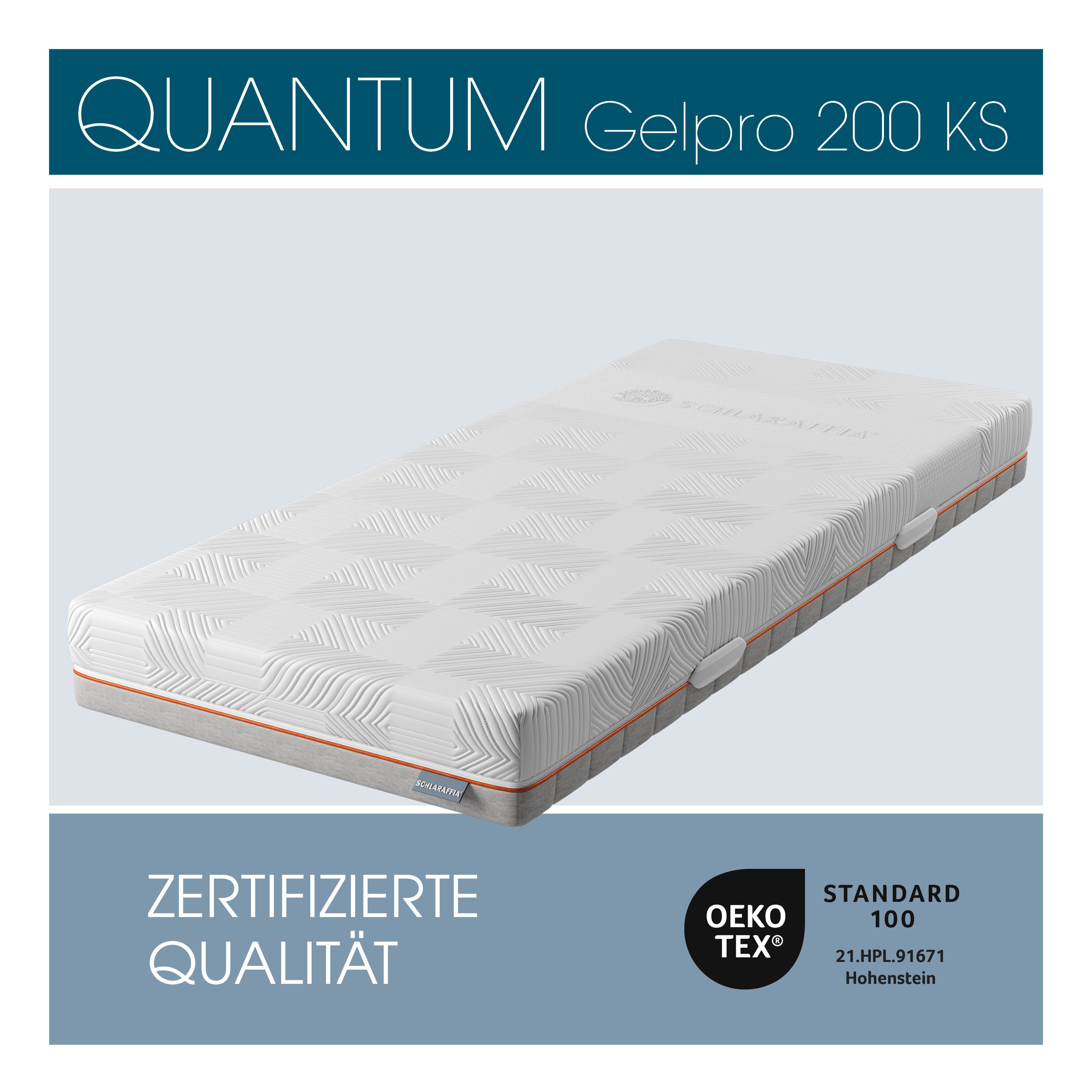 Kaltschaummatratze GelPro Quantum 200, Schlaraffia, 20 cm hoch