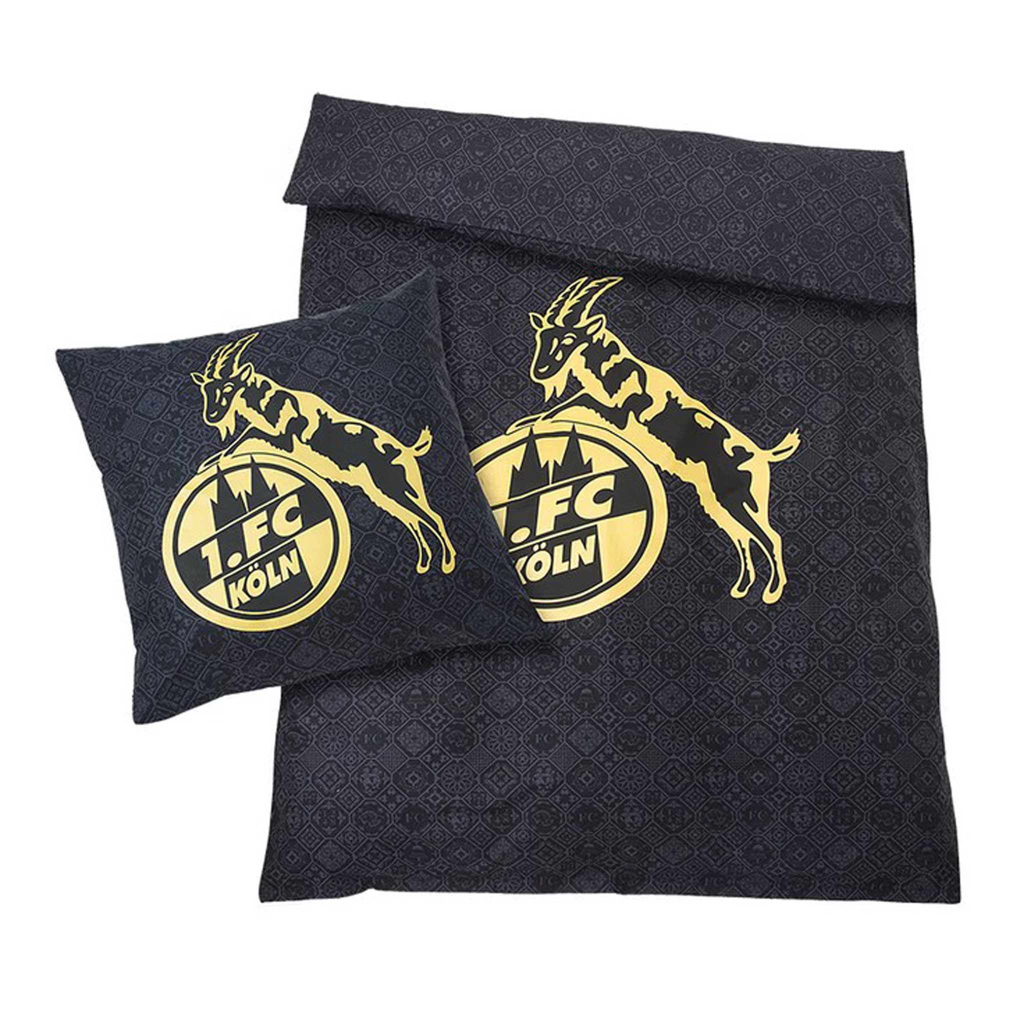 1. FC Köln Bettwäsche "Ausweichtrikot" 200 x 135 cm 100 % Baumwolle, 100% B günstig online kaufen