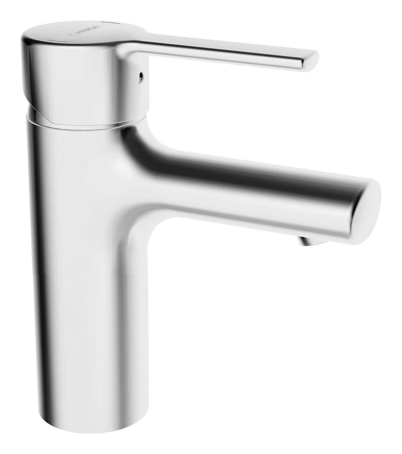 HANSA Waschtischarmatur Hansaronda Einhand-Einlochbatterie Bedienungshebel (Metall) Ausladung 100 mm