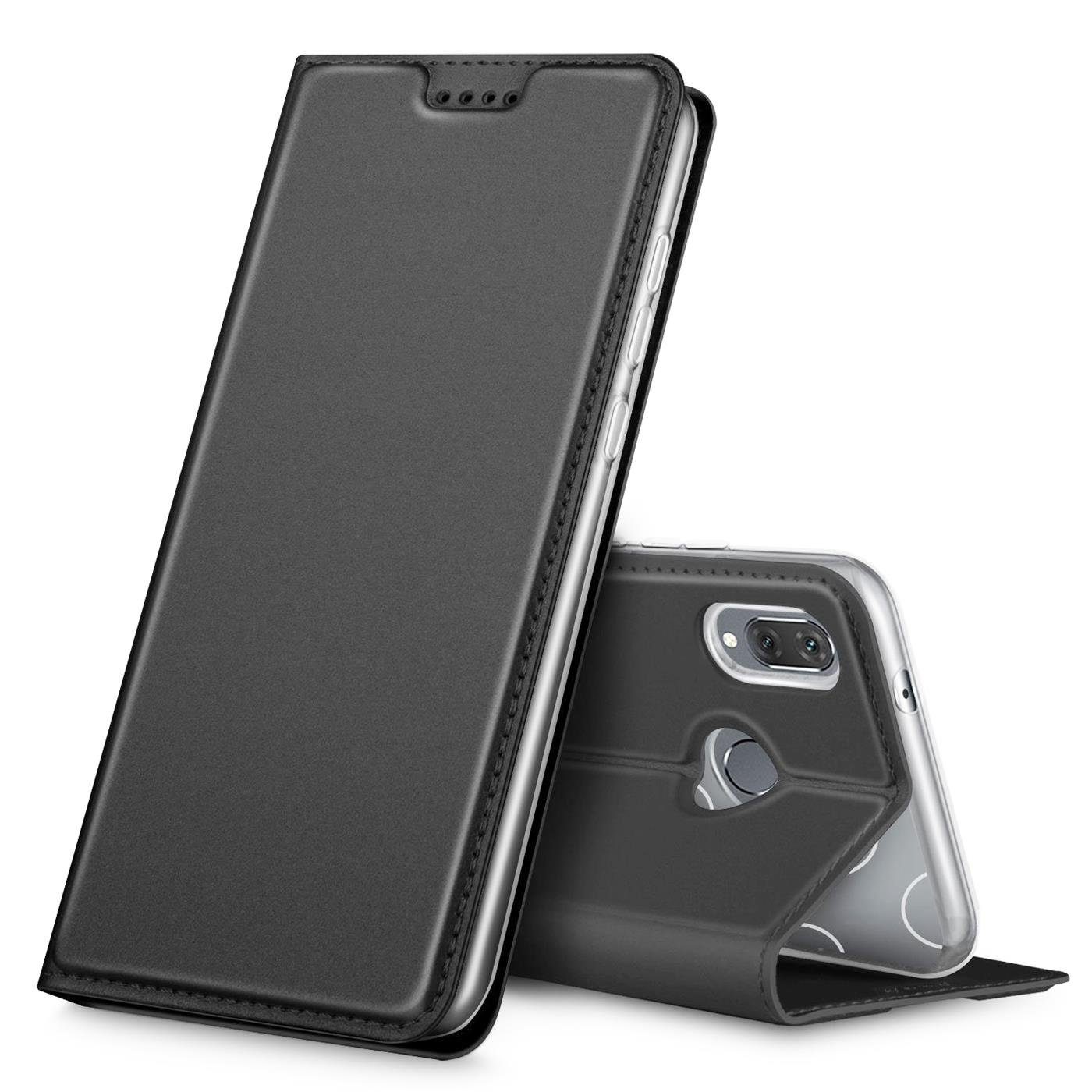 CoolGadget Handyhülle Magnet Case Handy Tasche für Huawei P20 Lite 5,8 Zoll, Hülle Klapphülle Ultra Slim Flip Cover für P20 Lite Schutzhülle