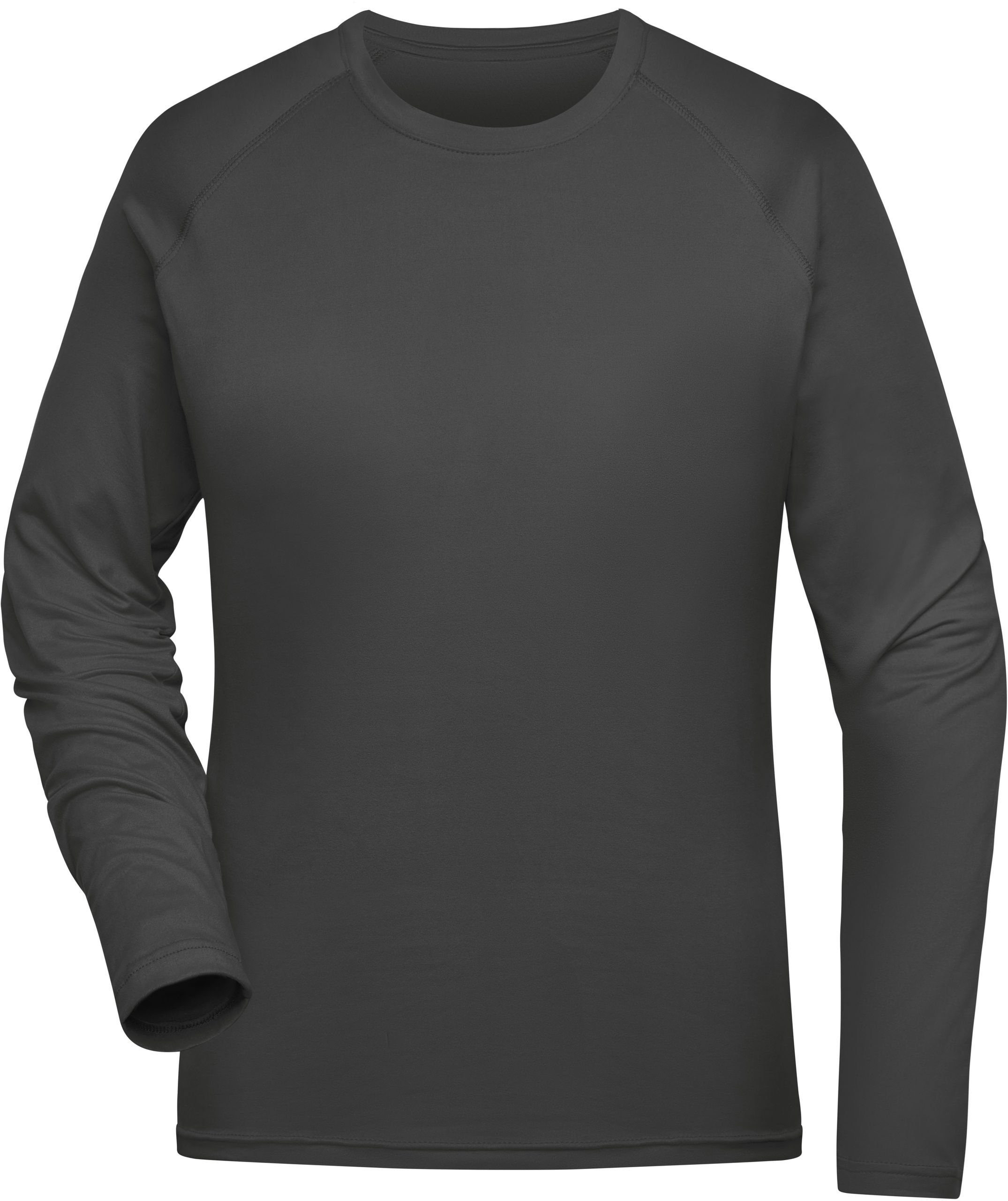 James & Nicholson Trainingsshirt Sport Shirt langarm FaS50521 aus recyceltem Polyester titan