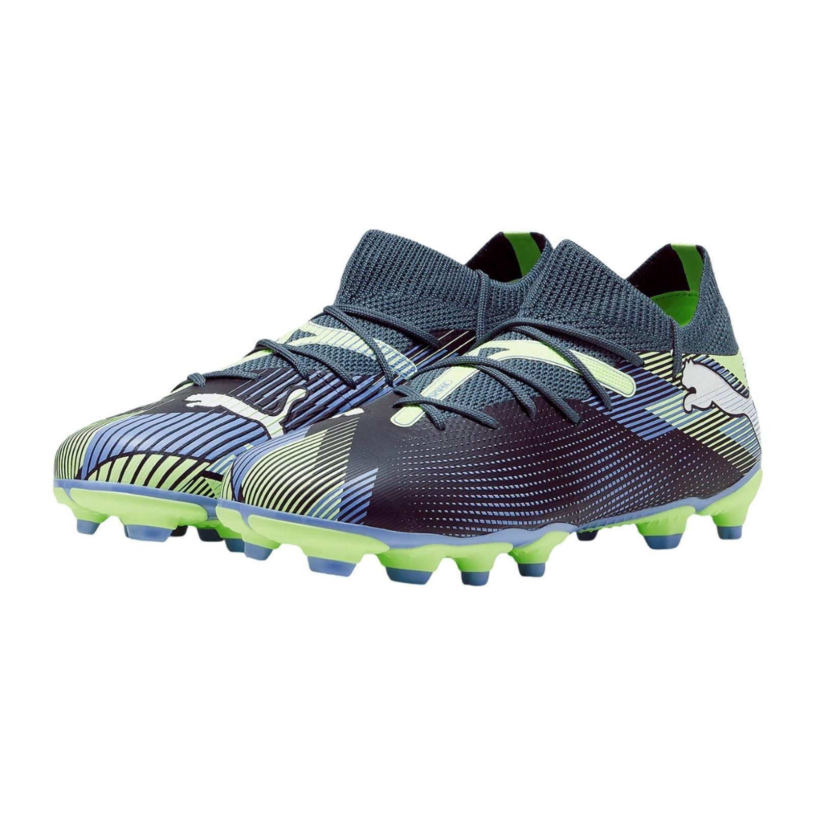 PUMA Puma Future 7 Match FG/AG Kinder Fußballschuh grau/blau/grün/weiß Fußballschuh (Paar)