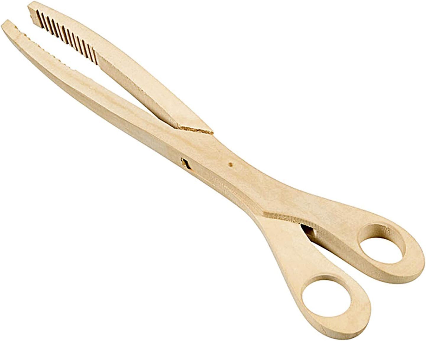 EK Germany Grillzange Holz-Grillschere 29cm