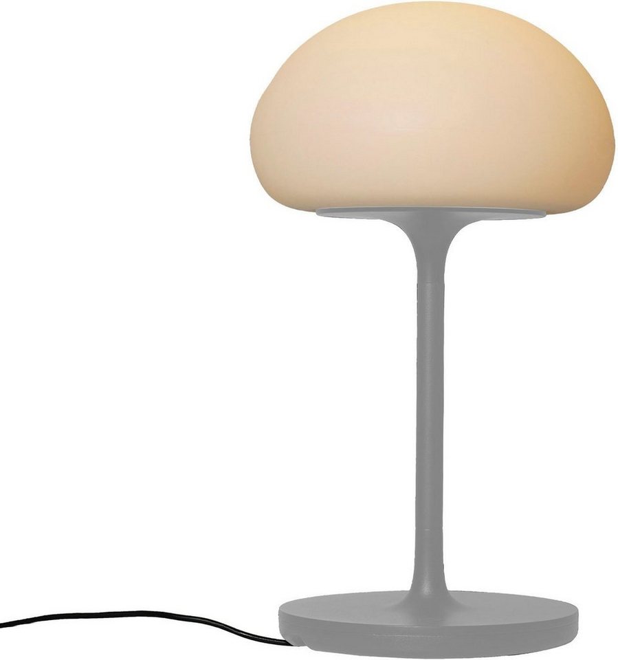 Nordlux LED Tischleuchte Sponge On A Stick, LED fest integriert, Warmweiß,  Akku Leuchte mit Ladestation
