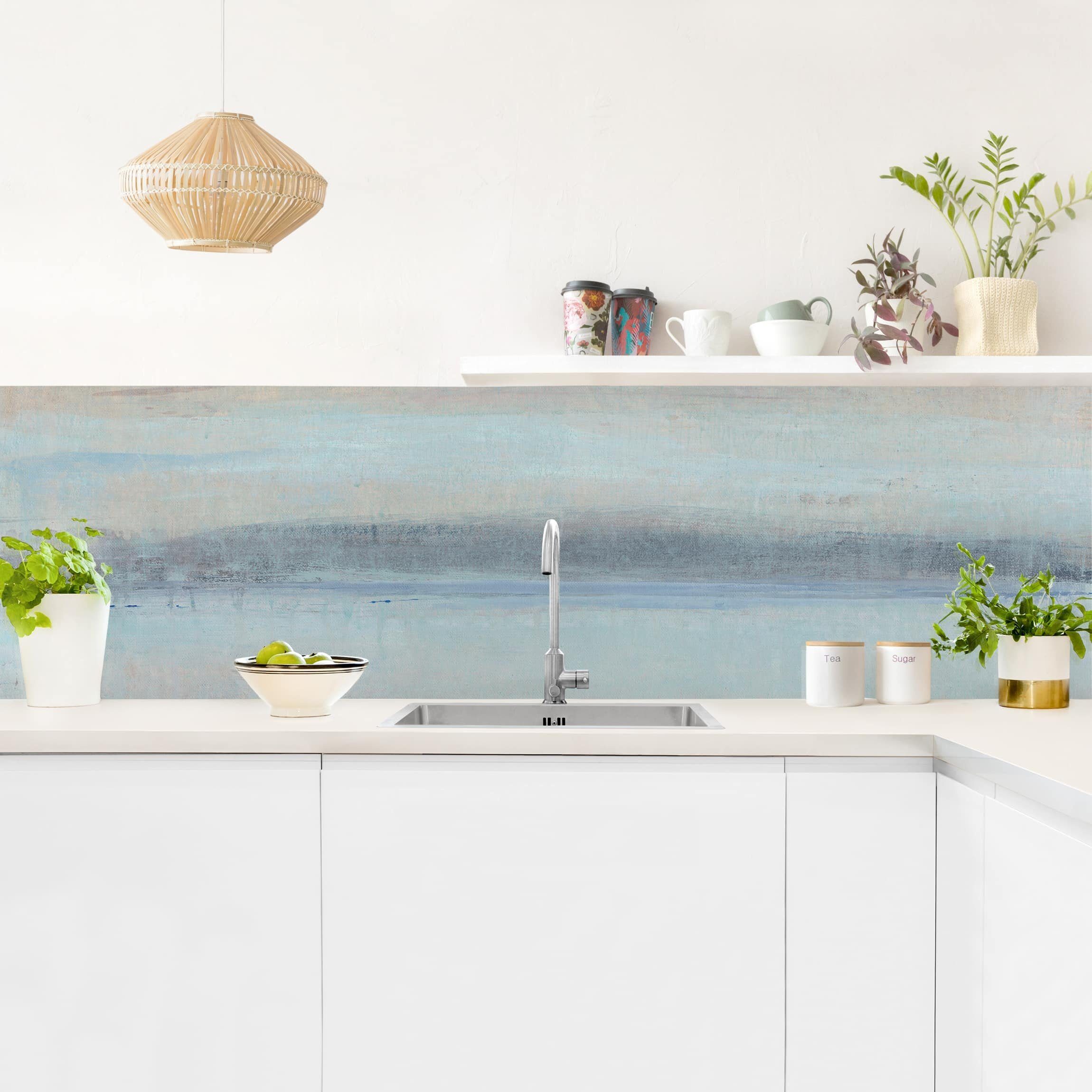 Bilderdepot24 Küchenrückwand blau dekor Abstrakt Aquarell günstig online kaufen