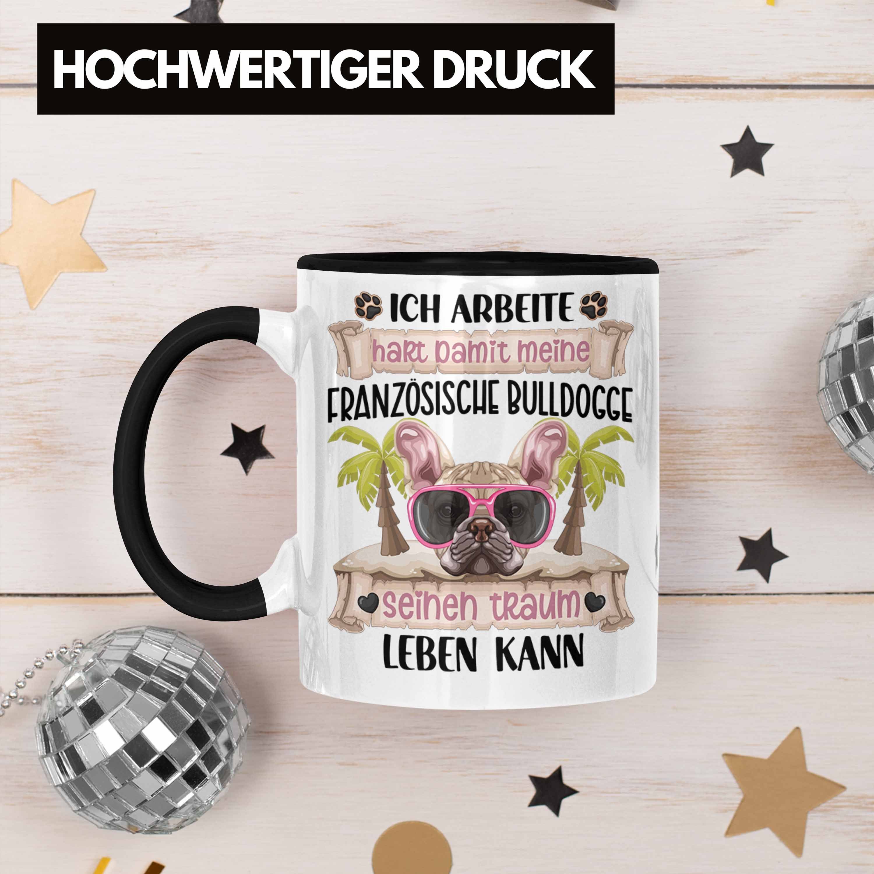 Besitzer Lustiger Trendation Tasse Französische Schwarz Bulldogge Tasse Französ Spruch Geschenk
