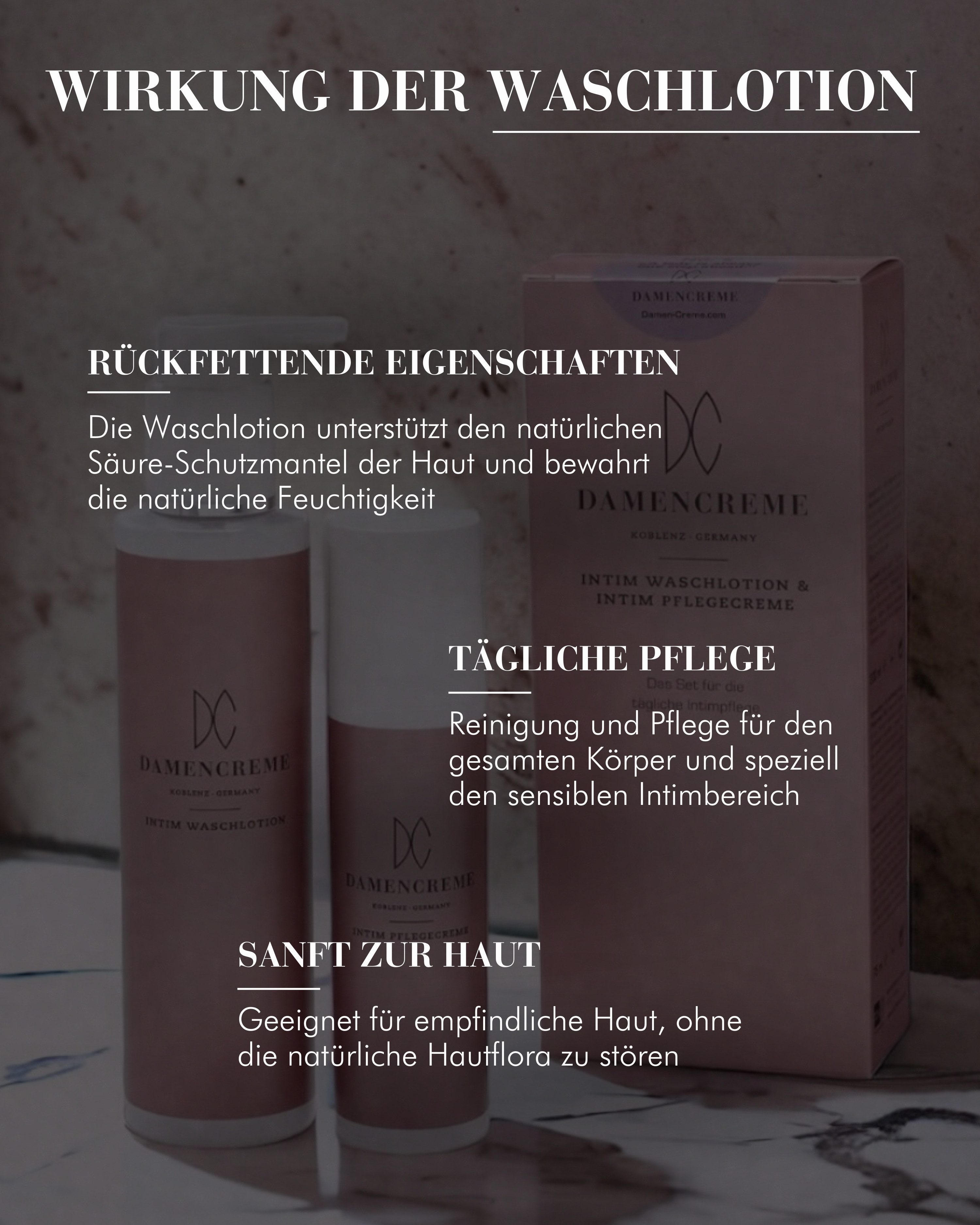 MW19 Skincare GmbH Duschgel Damencreme Intimwaschlotion