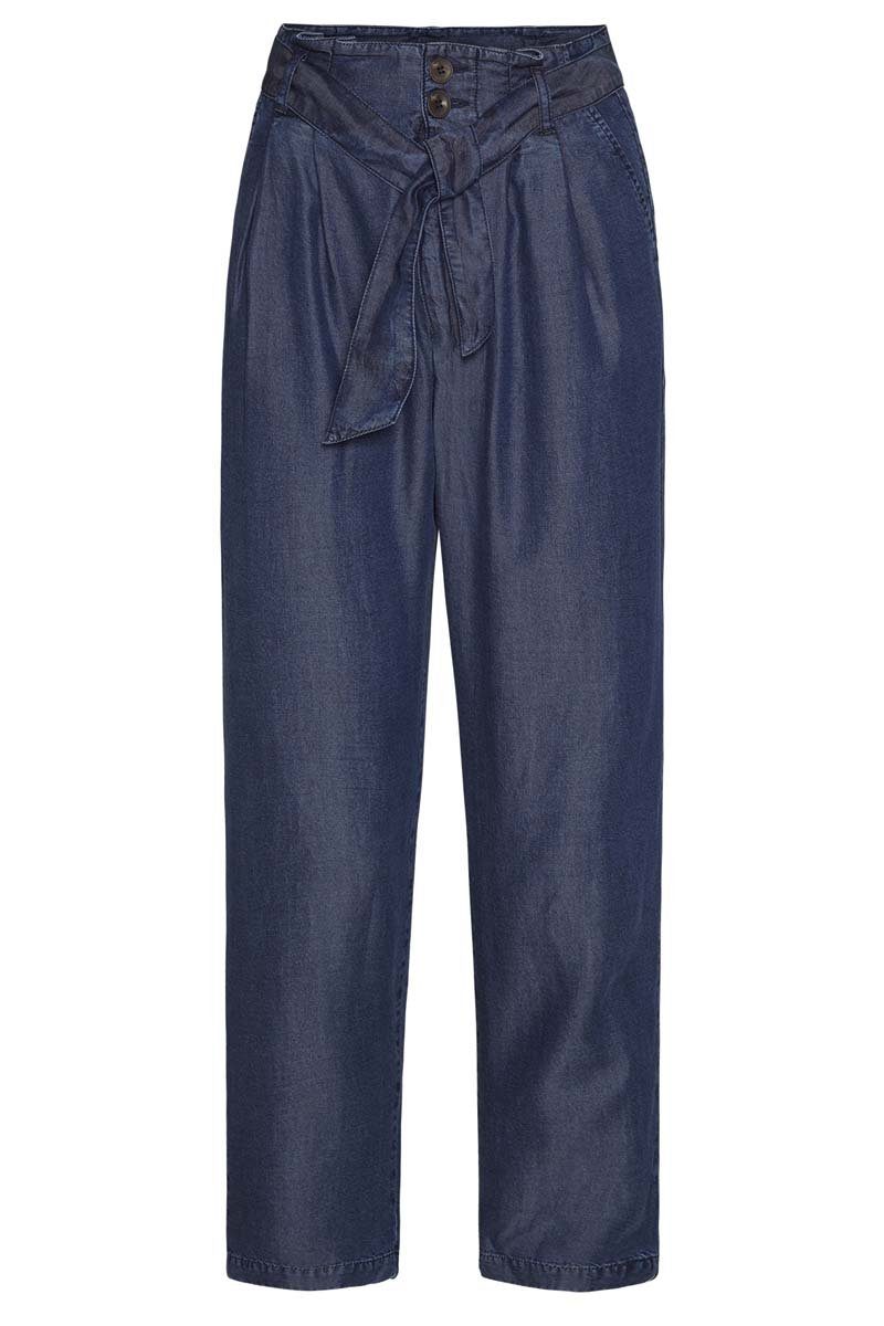 AmyGline Damen Paperbag Hose - Elastische Taillenhose Für Sommer