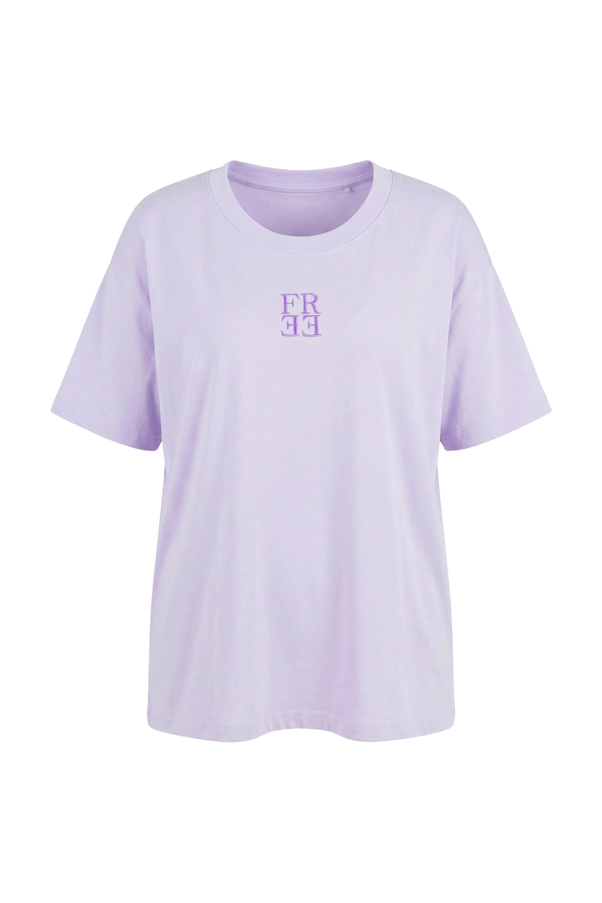 Ulla Popken T-Shirt T-Shirt Rückendruck Oversized Rundhals Halbarm