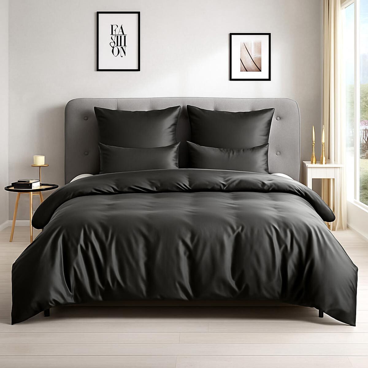 TRAUMSCHLAF Bettwäsche Uni Tencel™ Lyocell, Lyocell, 2 teilig, glatte Oberfläche und super angenehmes weiches Hautgefühl