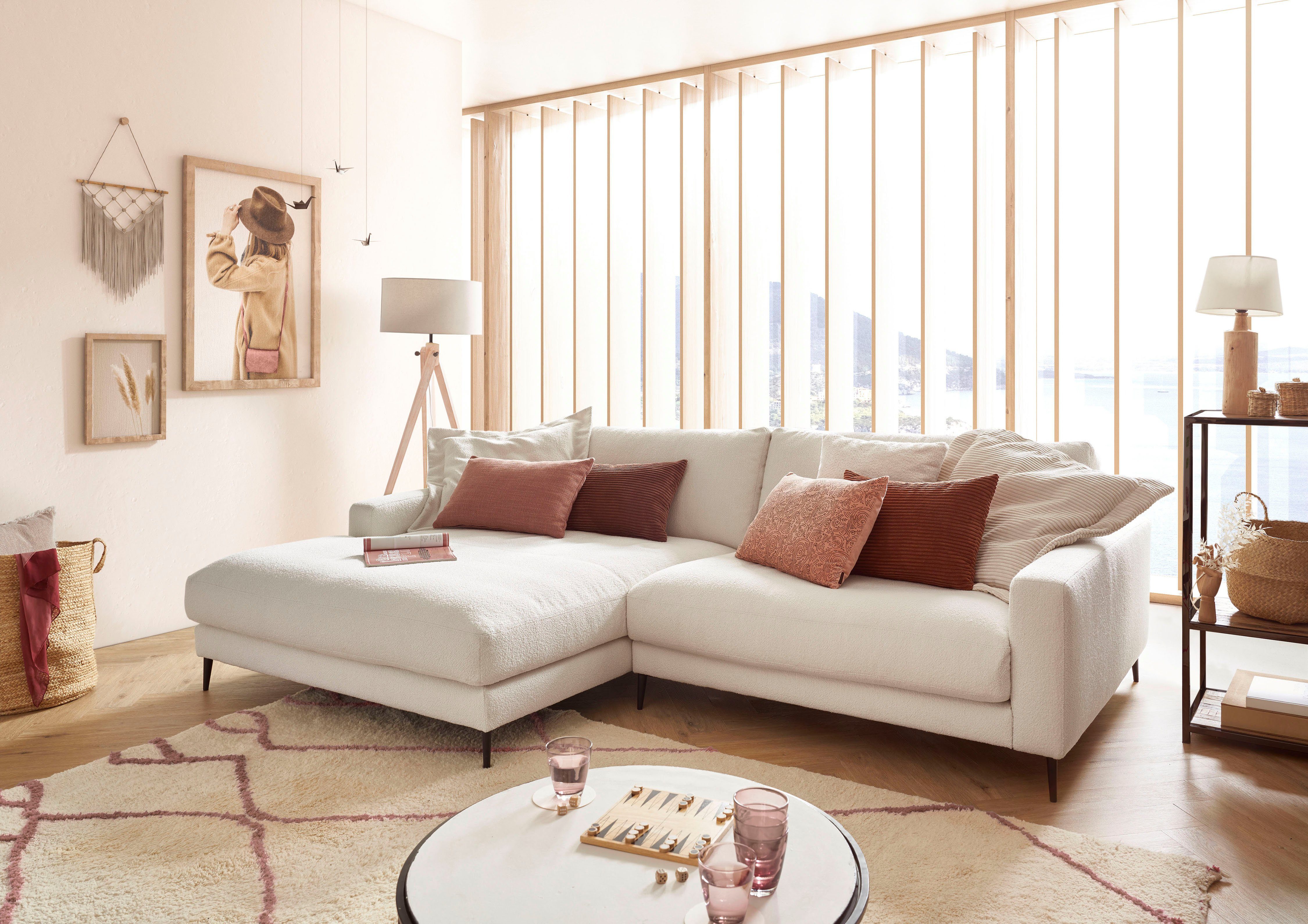 INOSIGN Ecksofa Downtown, B/T/H: 272/190/84 cm günstig online kaufen
