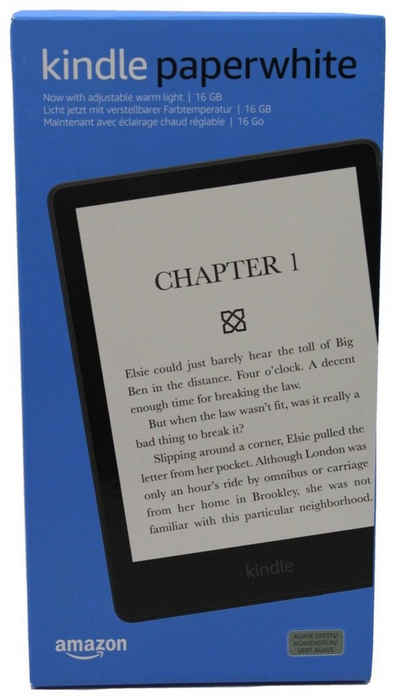 Kindle Kindle Paperwhite mit Spezialangeboten 11.Generation E-Book (6,8", 16 GB, Kindle OS, Wasserfest (IPX8), Dünner Rahmen, Augenschonend)
