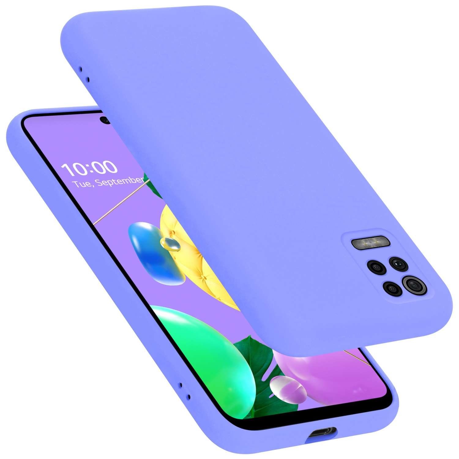 Cadorabo Handyhülle für LG K52 / K62 / Q52 Hülle LG K52 / K62 / Q52, Flexible Hülle TPU Silikon Schutzhülle Back Cover Case
