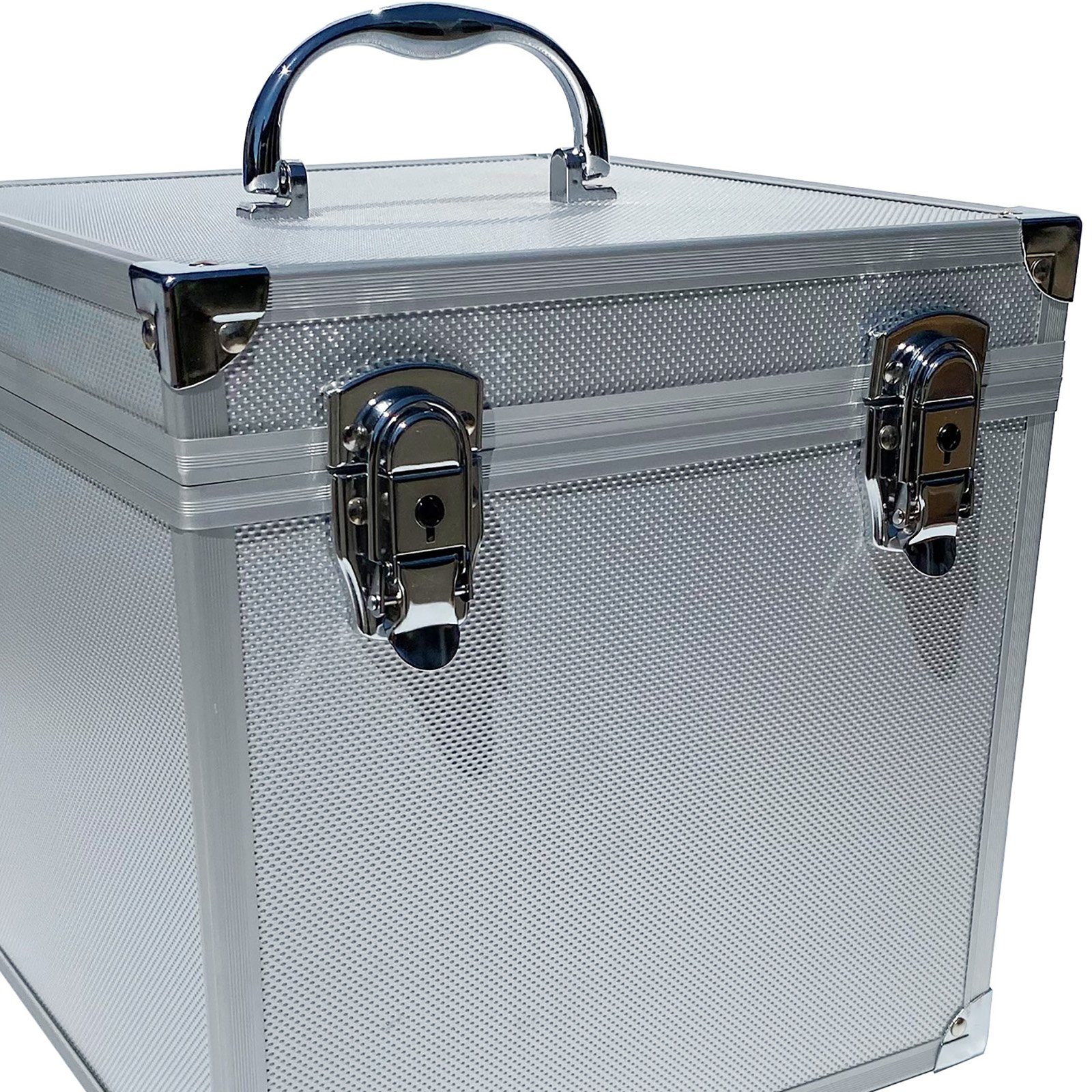 ECI Tools Werkzeugkoffer Aluminium Silber Wahlweise Koffer Werkzeugkoffer Würfelform Alu verschi Leer Box