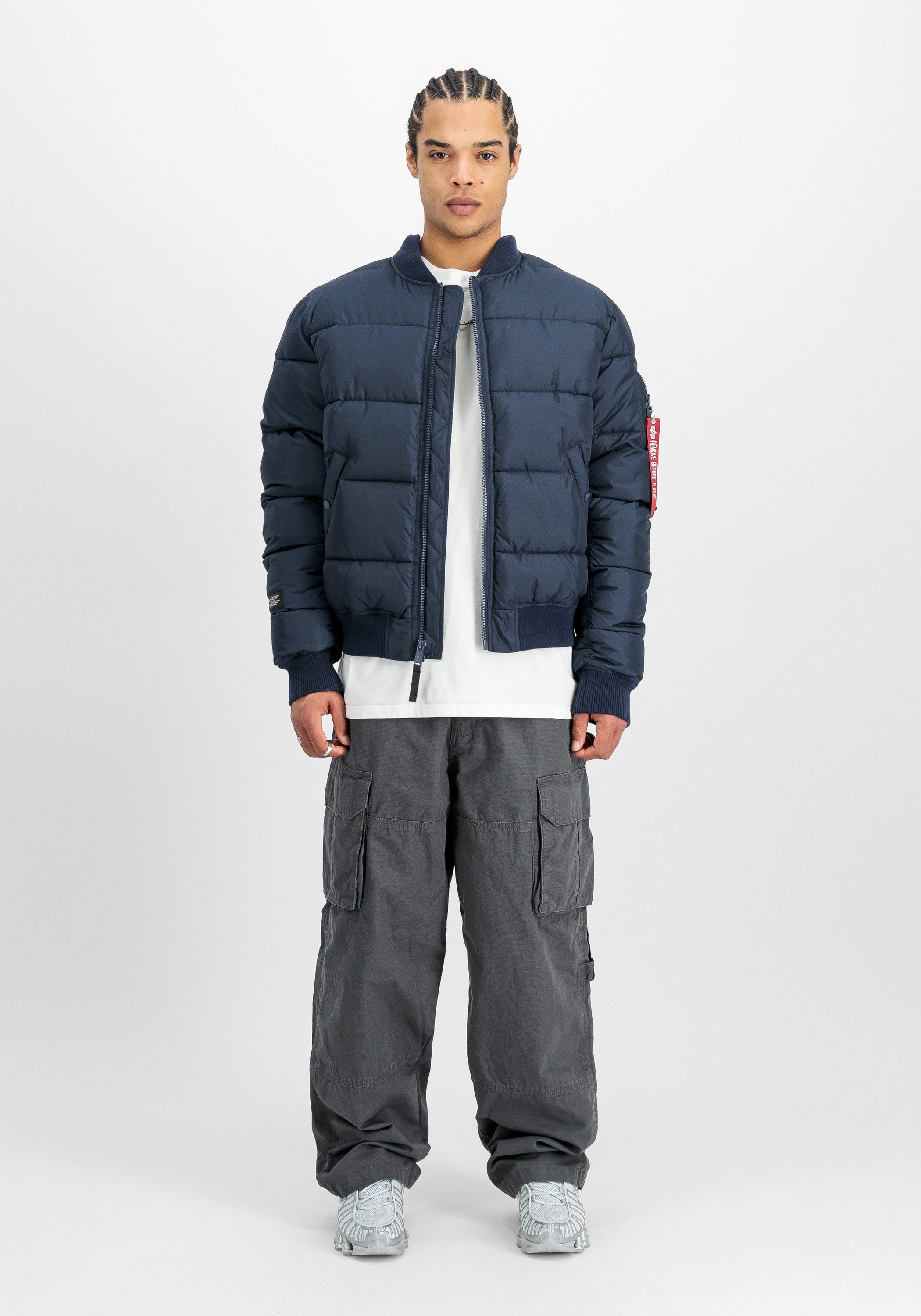 Alpha Industries Bomberjacke MA-1 Logo Puffer