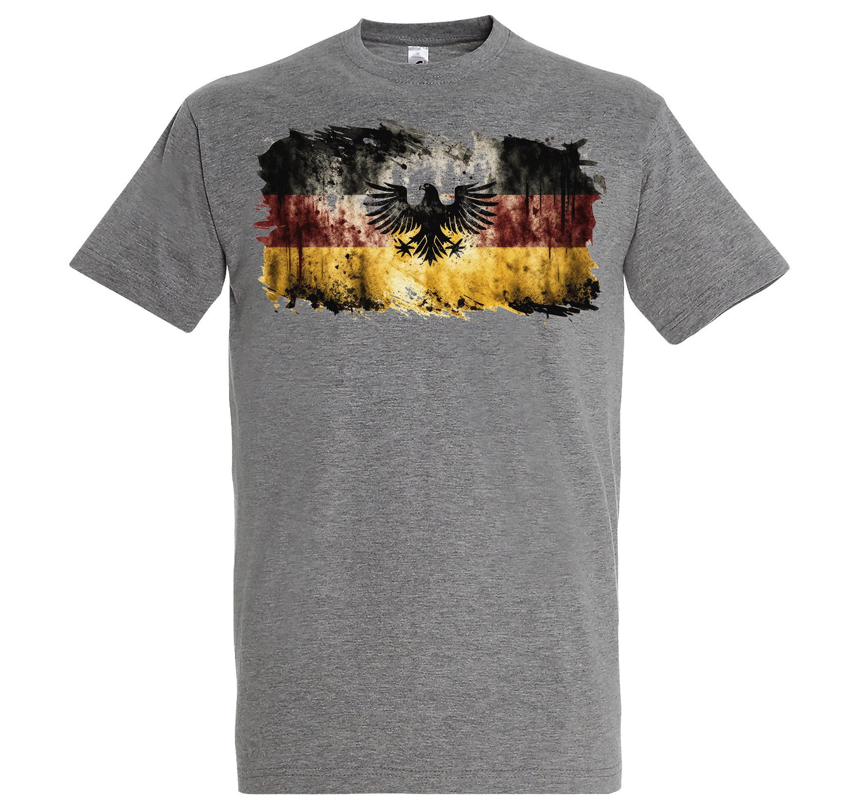 Youth Designz Print-Shirt Vintage Deutschland Herren T-Shirt mit modischem EM 2024 Aufdruck