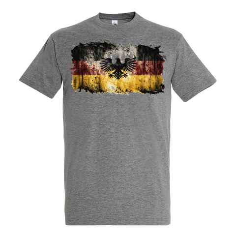 Youth Designz Print-Shirt Vintage Deutschland Herren T-Shirt mit modischem EM 2024 Aufdruck