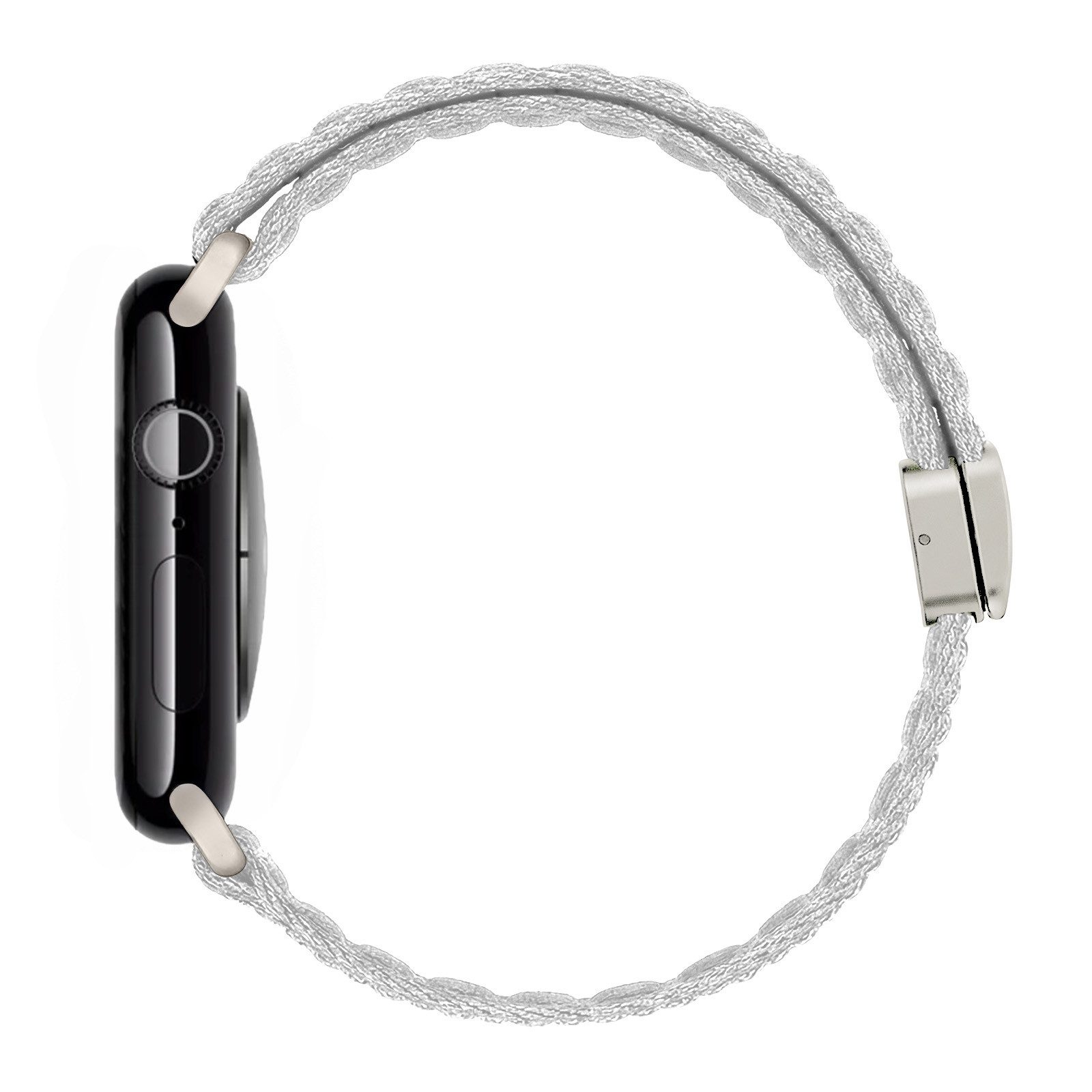 Tec-Expert Smartwatch-Armband für Apple Watch Series 11 42 mm Armband Ersatz Wechsel Band, Nylon Textil mit Magnetverschluss, stufenlos Verstellbar atmungsaktiv