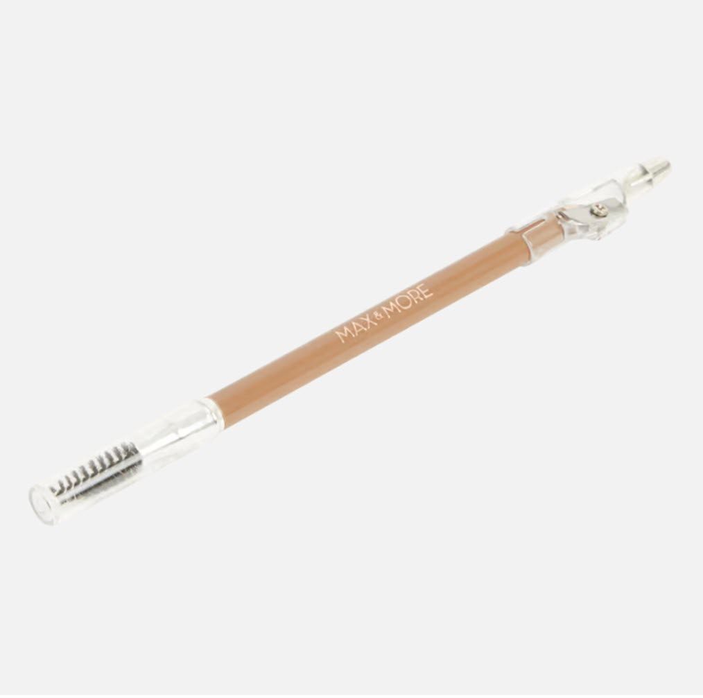 ZD Trading Augenbrauen-Stift Max&More Eyebrowpencil brau blond Anspitzer Augenbrauenstift