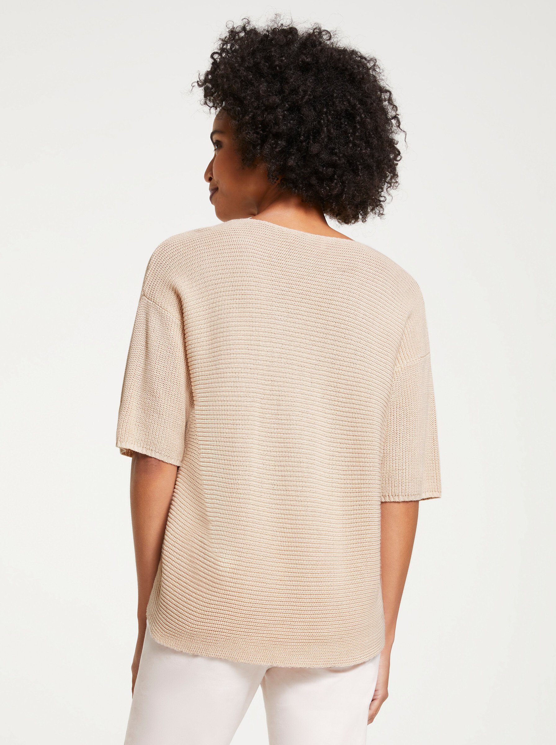 heine Strickpullover Pullover Kurzarm