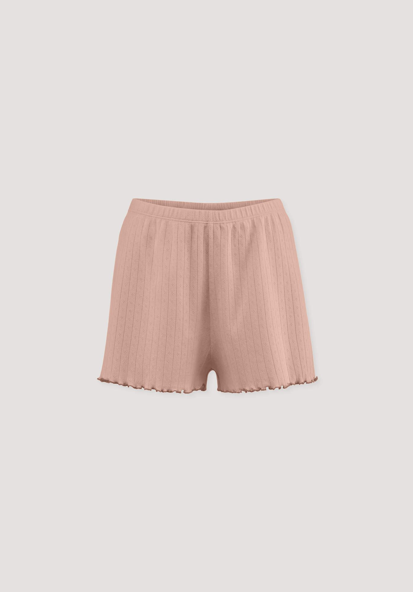 Hessnatur Pyjamahose Regular PURE POINTELLE aus reiner Bio-Baumwolle (1-tlg)