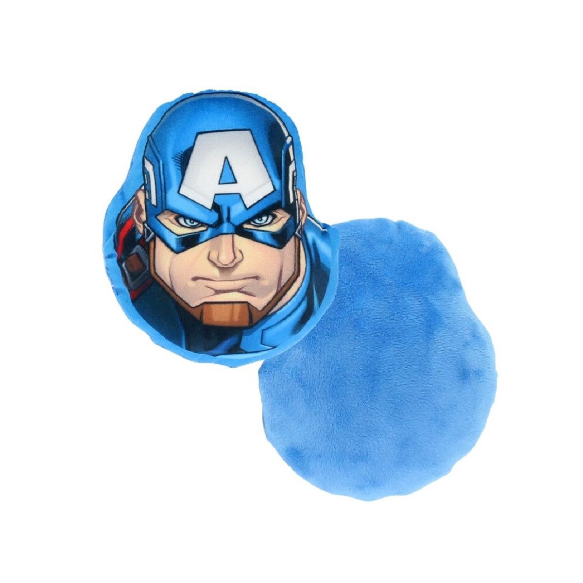 The AVENGERS Dekokissen Captain America Mini-Kissen – 15 cm großes 3D Dekokissen