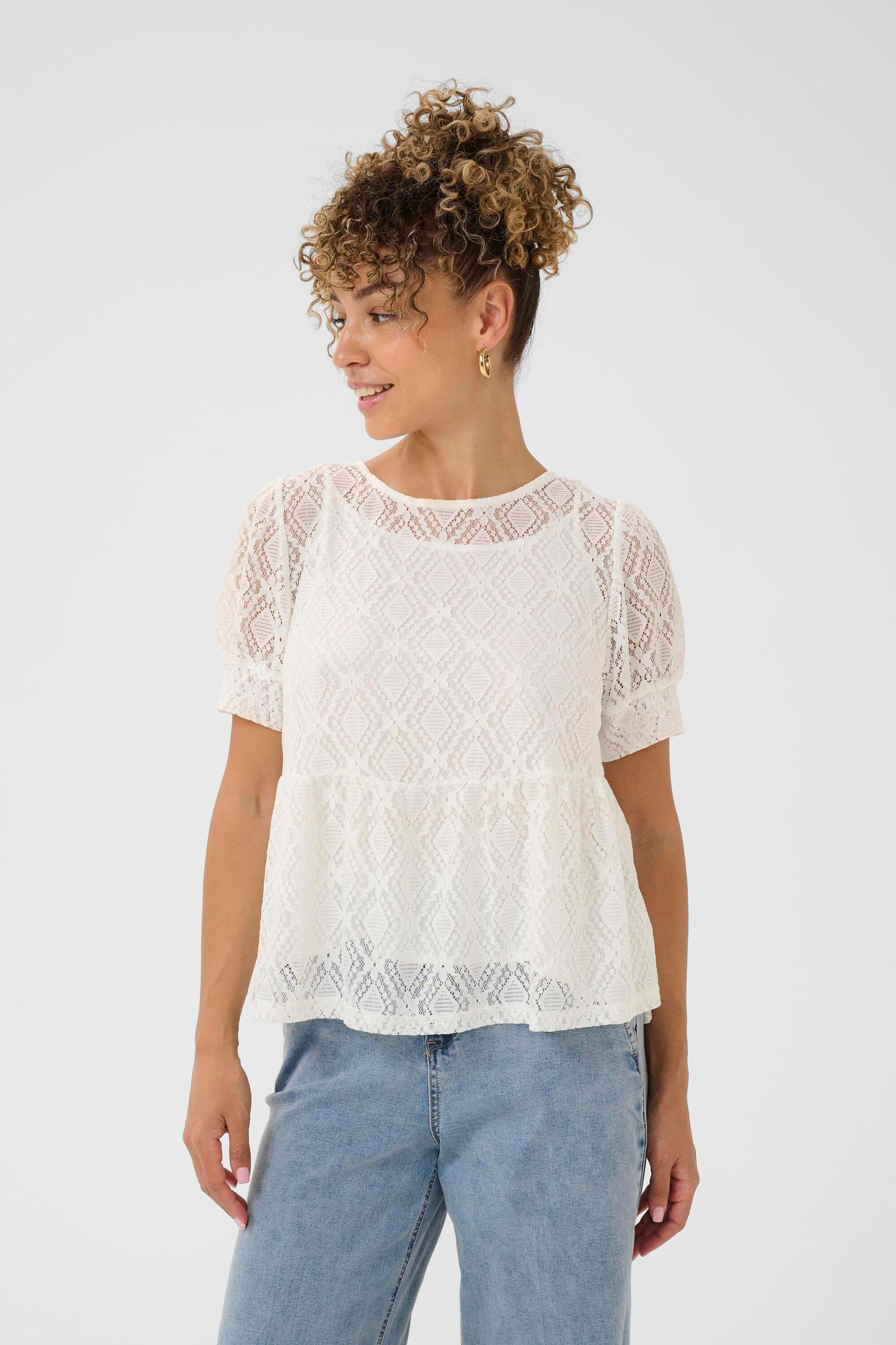 Cream Kurzarmbluse Kurzarm-Bluse CRRemi
