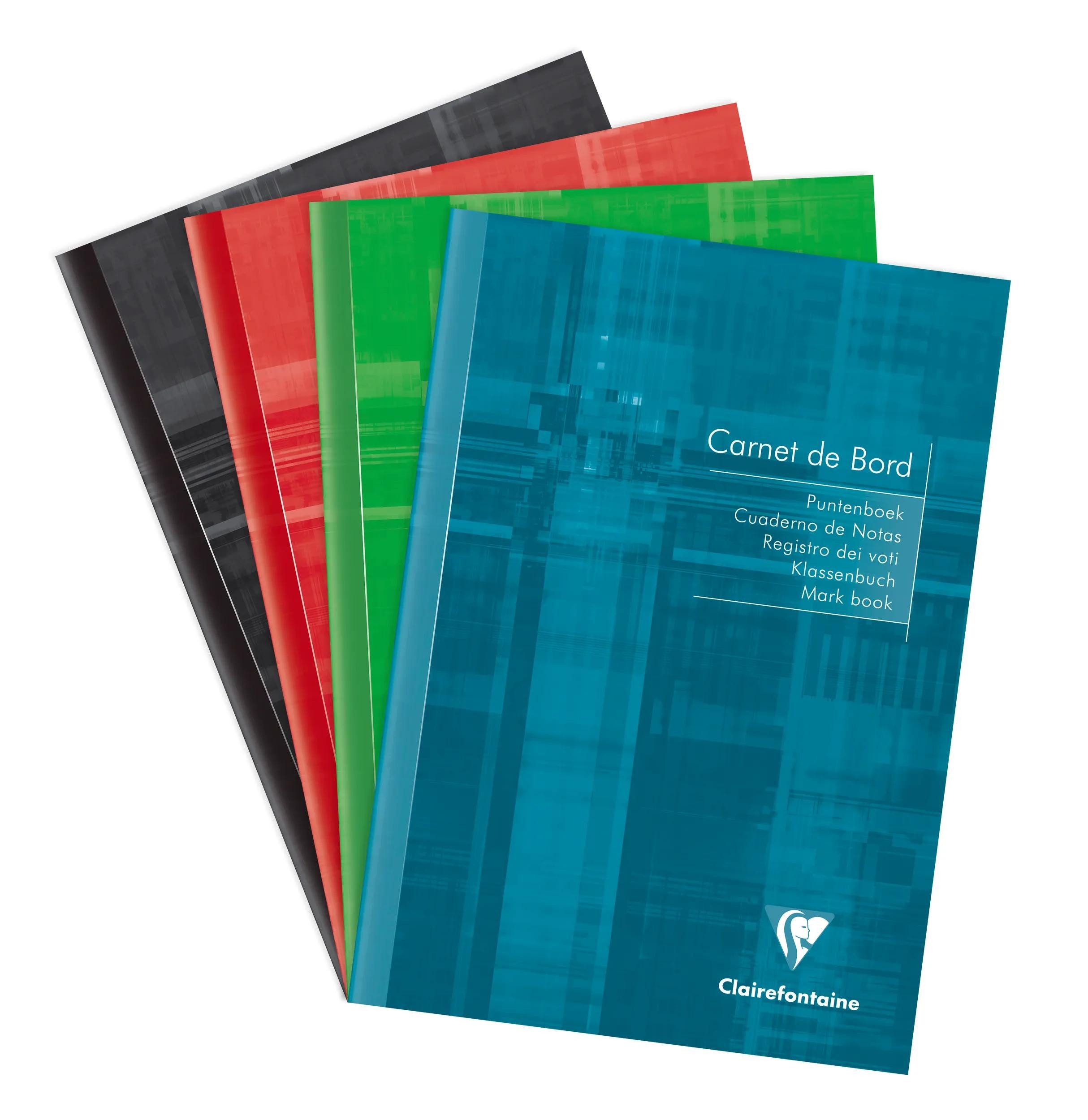 CLAIREFONTAINE Geschäftspapier 10x Klassenheft DIN A5, 20 Blatt, 90g - Sortiert 3689C, Clairefontaine Metric