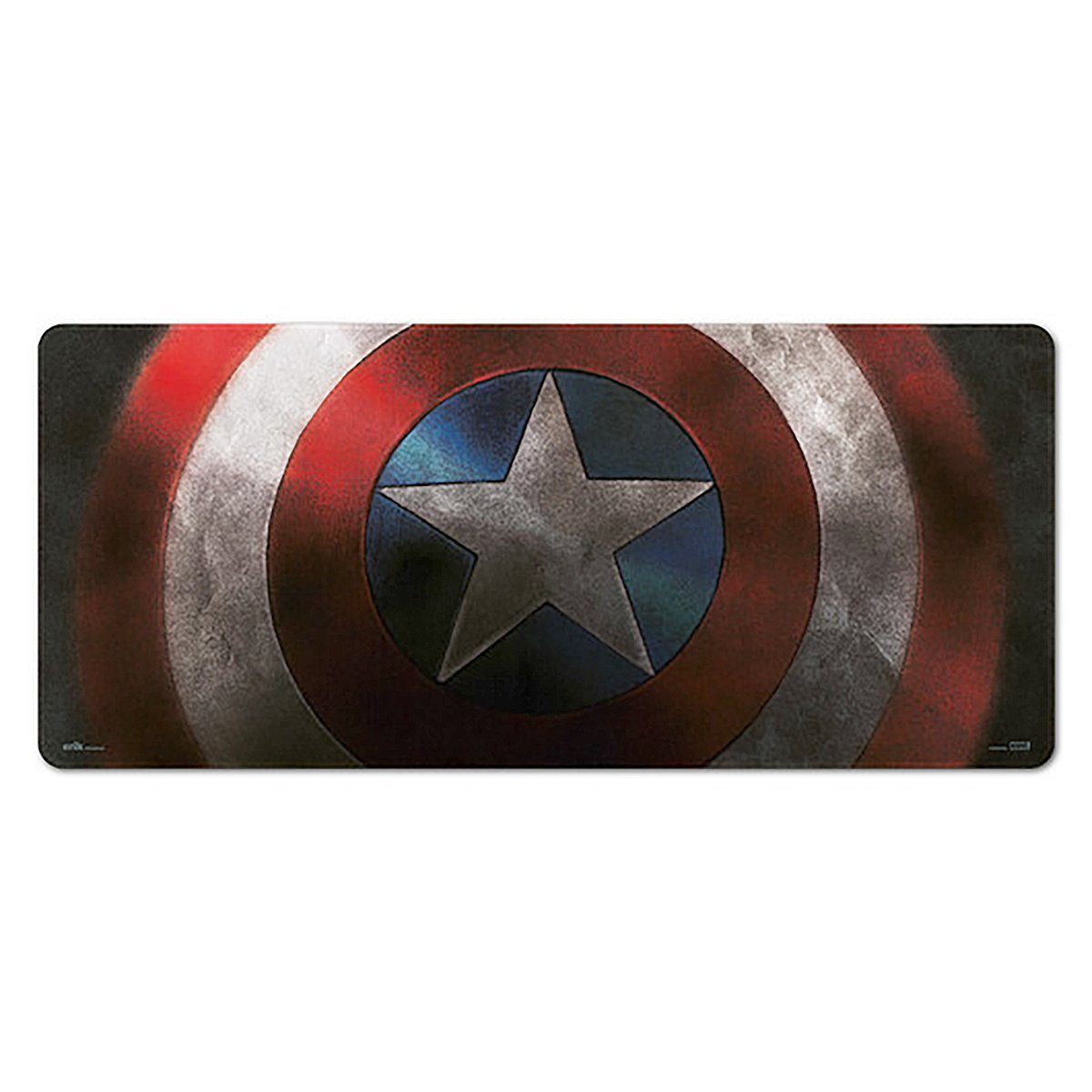 Grupo Erik Gaming Mauspad Captain America Schild Game XL Mouse Pad für Tastatur