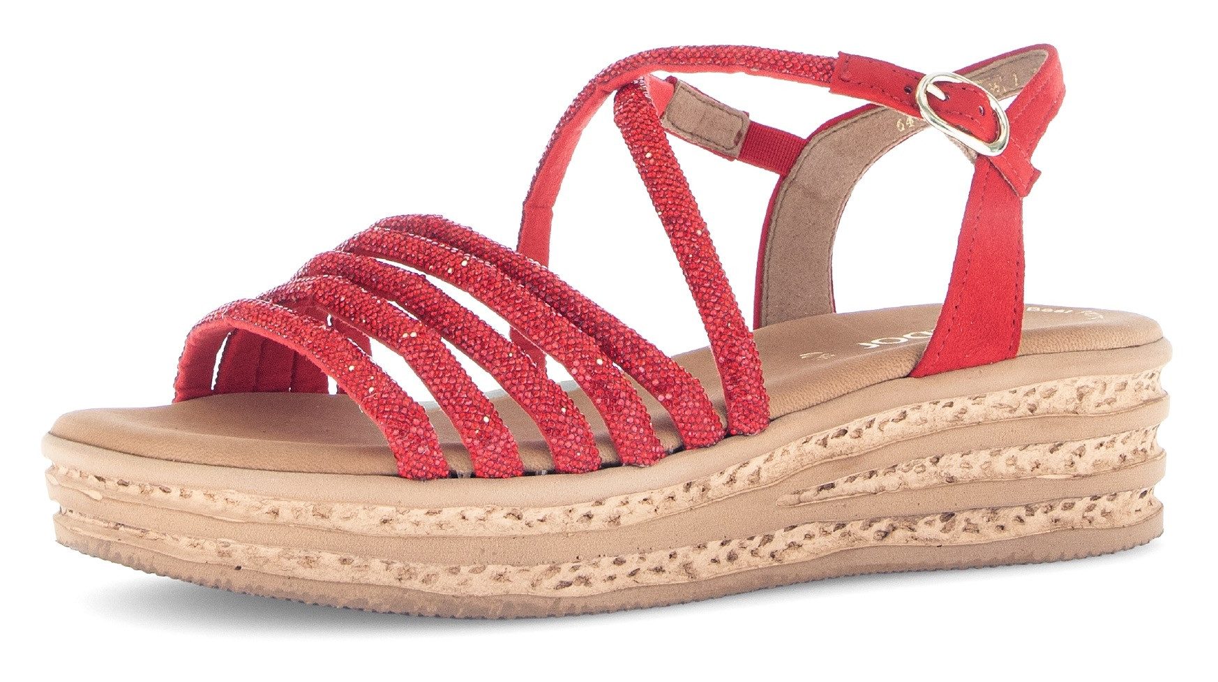 Gabor Keilsandalette, Plateau, Sommerschuh, Riemchensandale mit günstig online kaufen