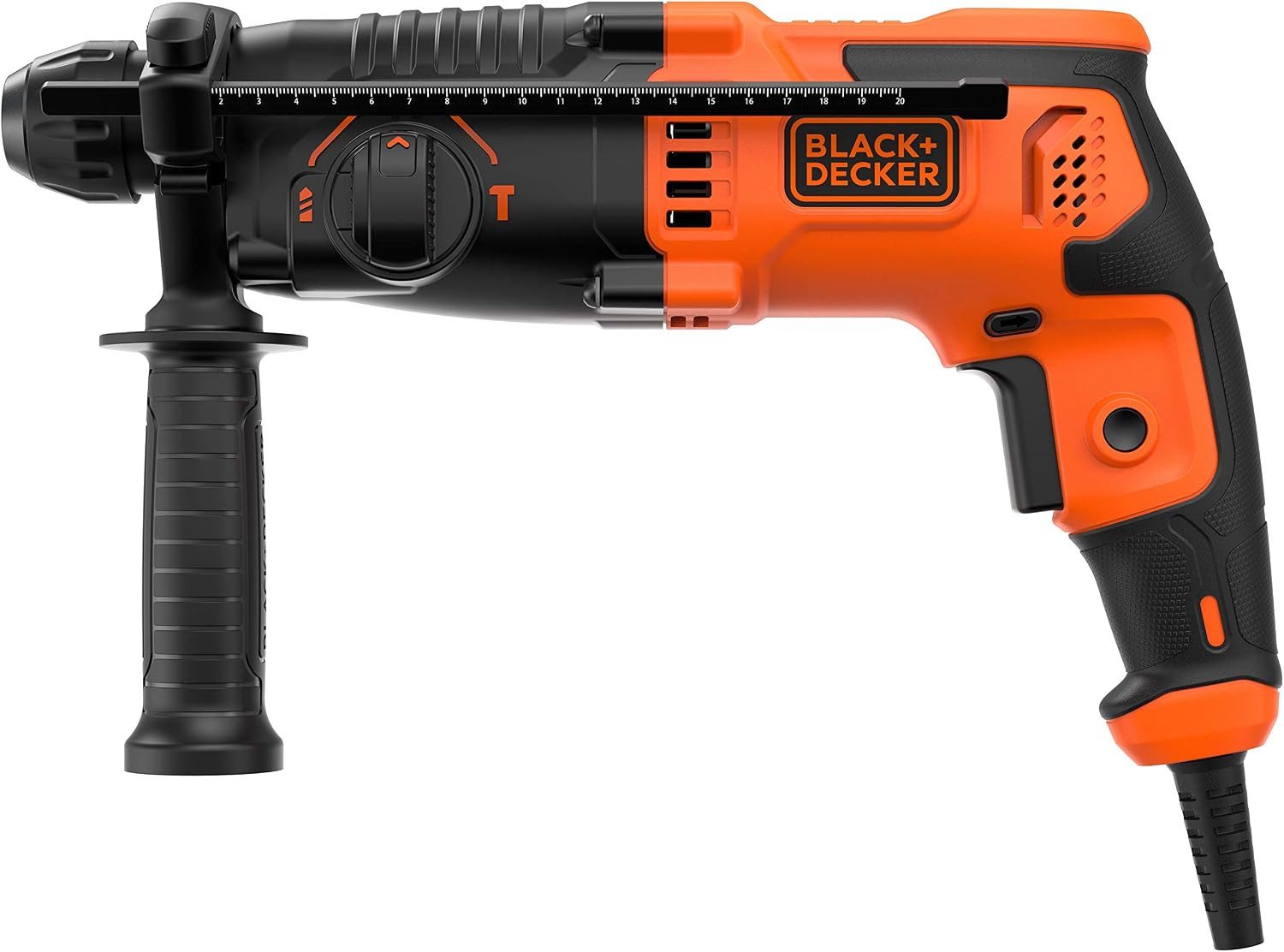 Black + Decker Kombihammer SDS-plus Kombihammer 650 Watt, 1,4 Joule, (1-tlg)