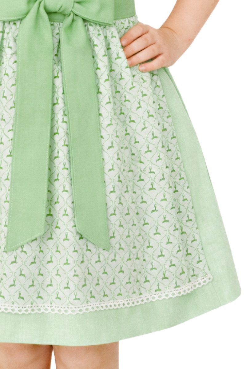Isar-Trachten Dirndl Kinderdirndl 2tlg. - SALLY - hellgrün