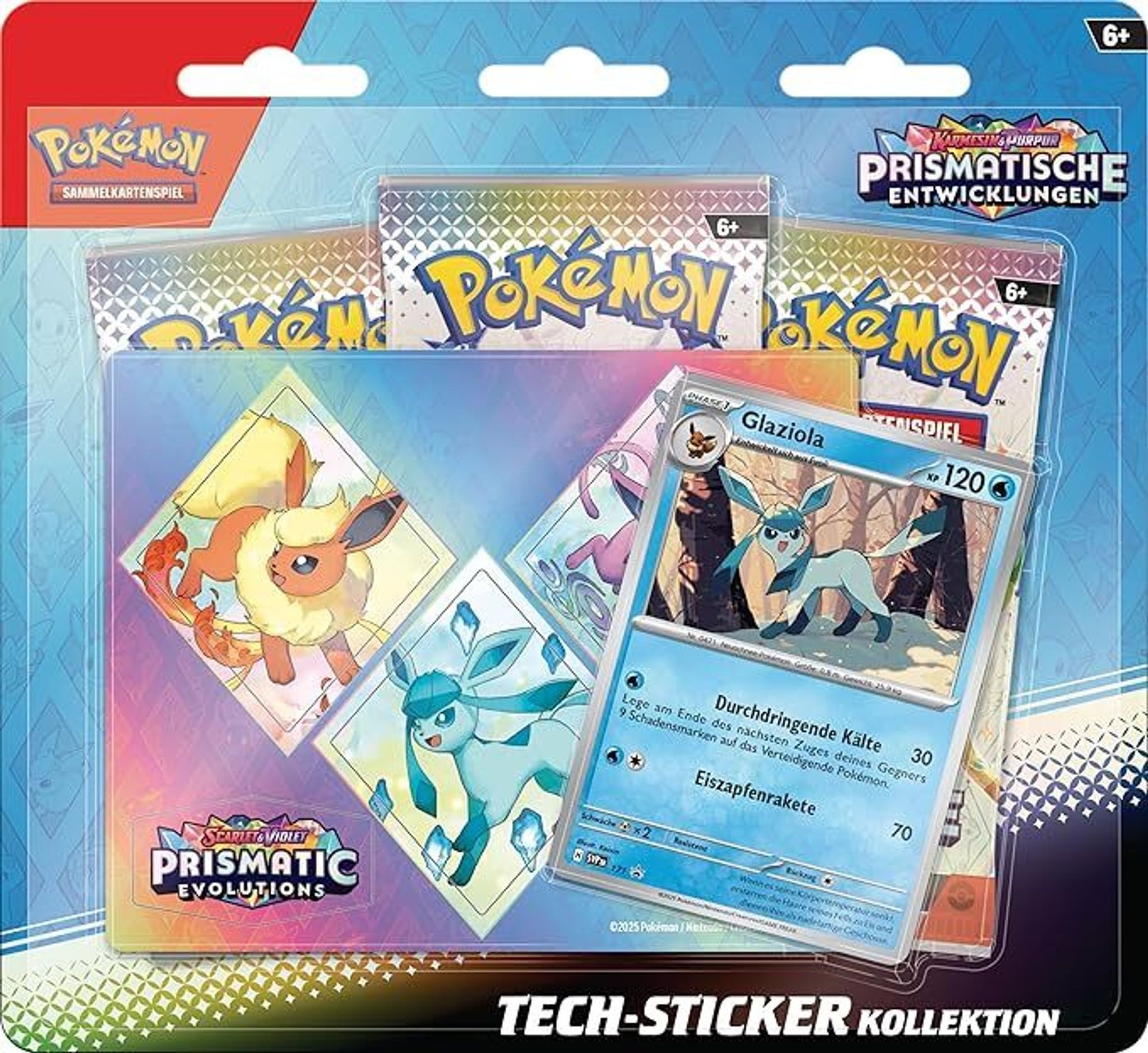 AMIGO Sammelkarte Pokémon Karmesin Purpur Prismatische Entwicklungen Glaziola Kollektion