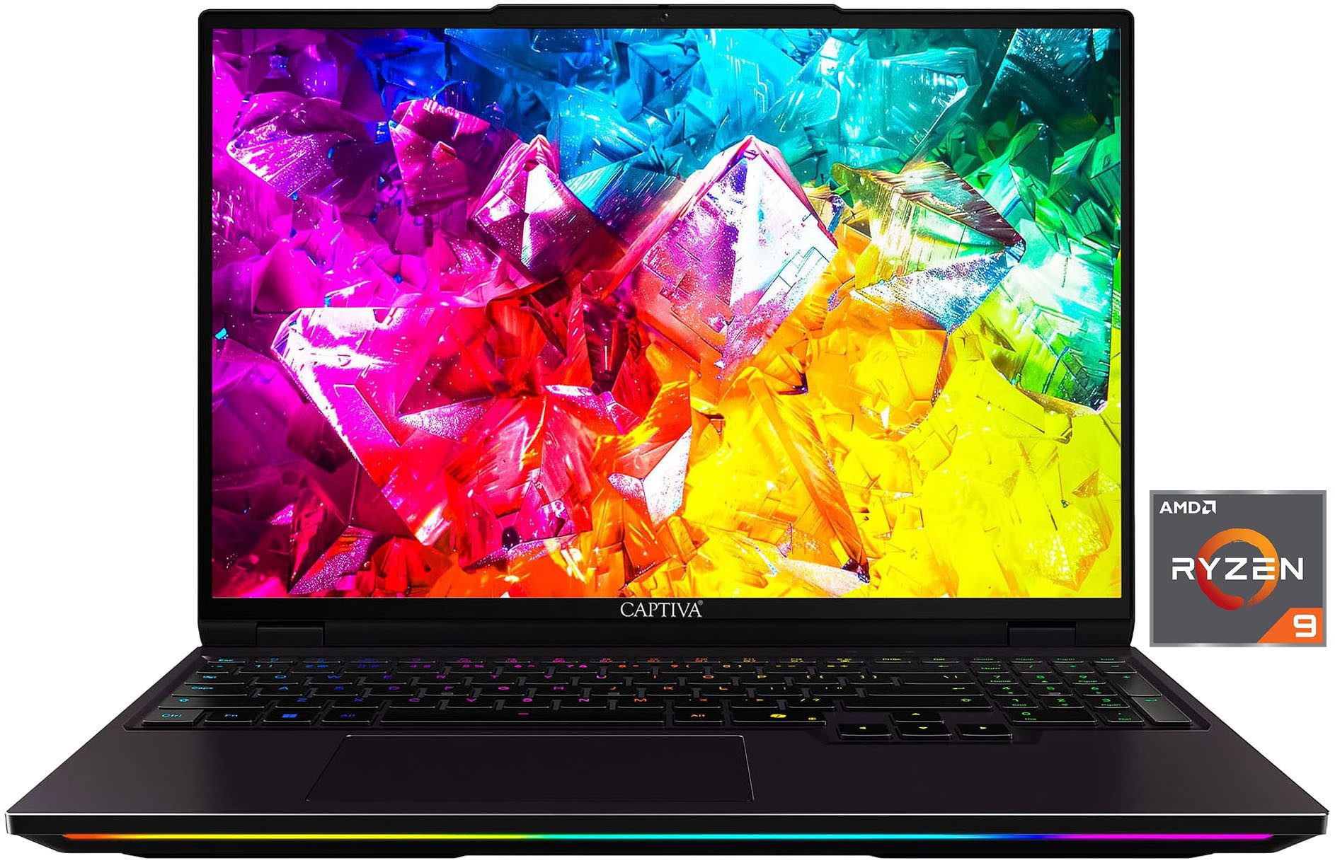CAPTIVA Highend Gaming R10-1150GE Gaming-Notebook (40,6 cm/16 Zoll, AMD Ryzen 9 9955HX, GeForce RTX 5080, 16 GB, 2000 GB SSD)