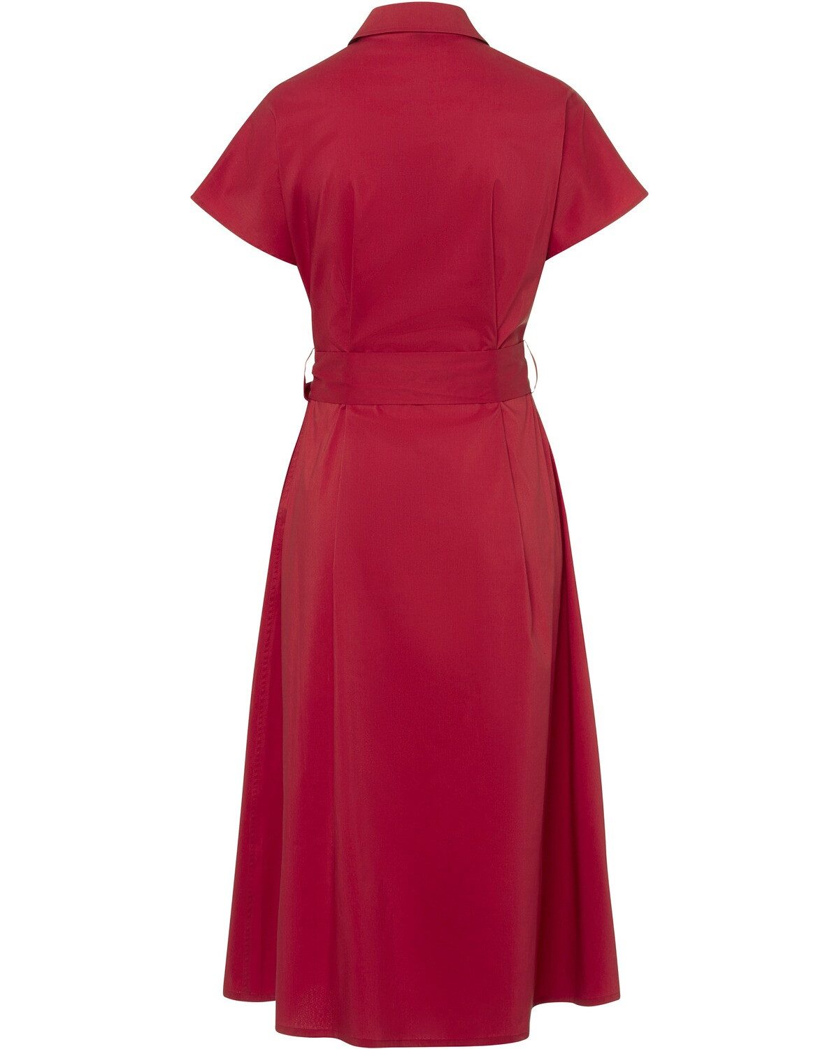 Highmoor Midikleid Midi-Kleid mit Stoffgürtel günstig online kaufen