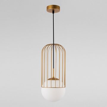 Maytoni Hängeleuchte Pendelleuchte Telford in Gold E27 620 x 260 x 260 mm, keine Angabe, Leuchtmittel enthalten: Nein, warmweiss, Hängeleuchte, Pendellampe, Pendelleuchte