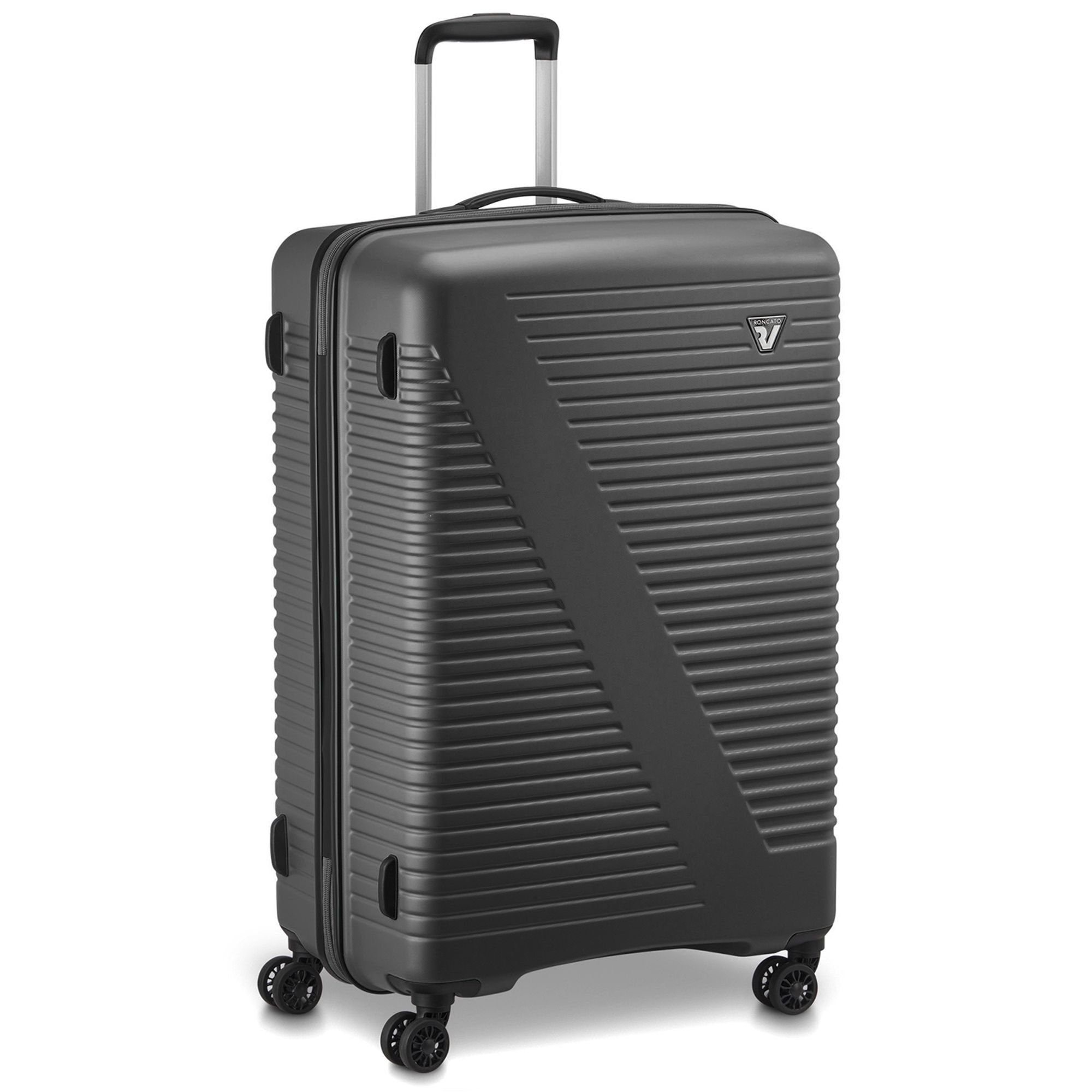 Sunlite, nero 4 ABS Rollen, RONCATO Hartschalen-Trolley