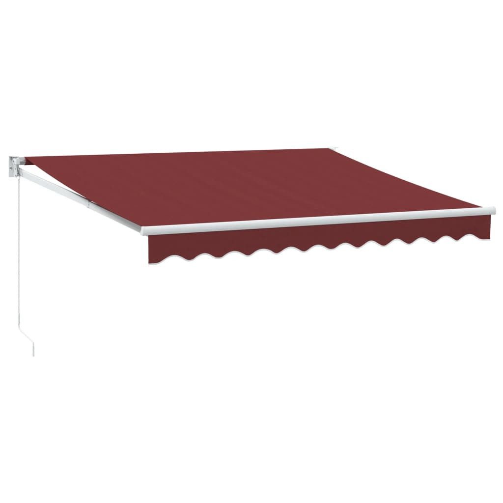 vidaXL Markise Markise Manuell Weinrot 300x250 günstig online kaufen